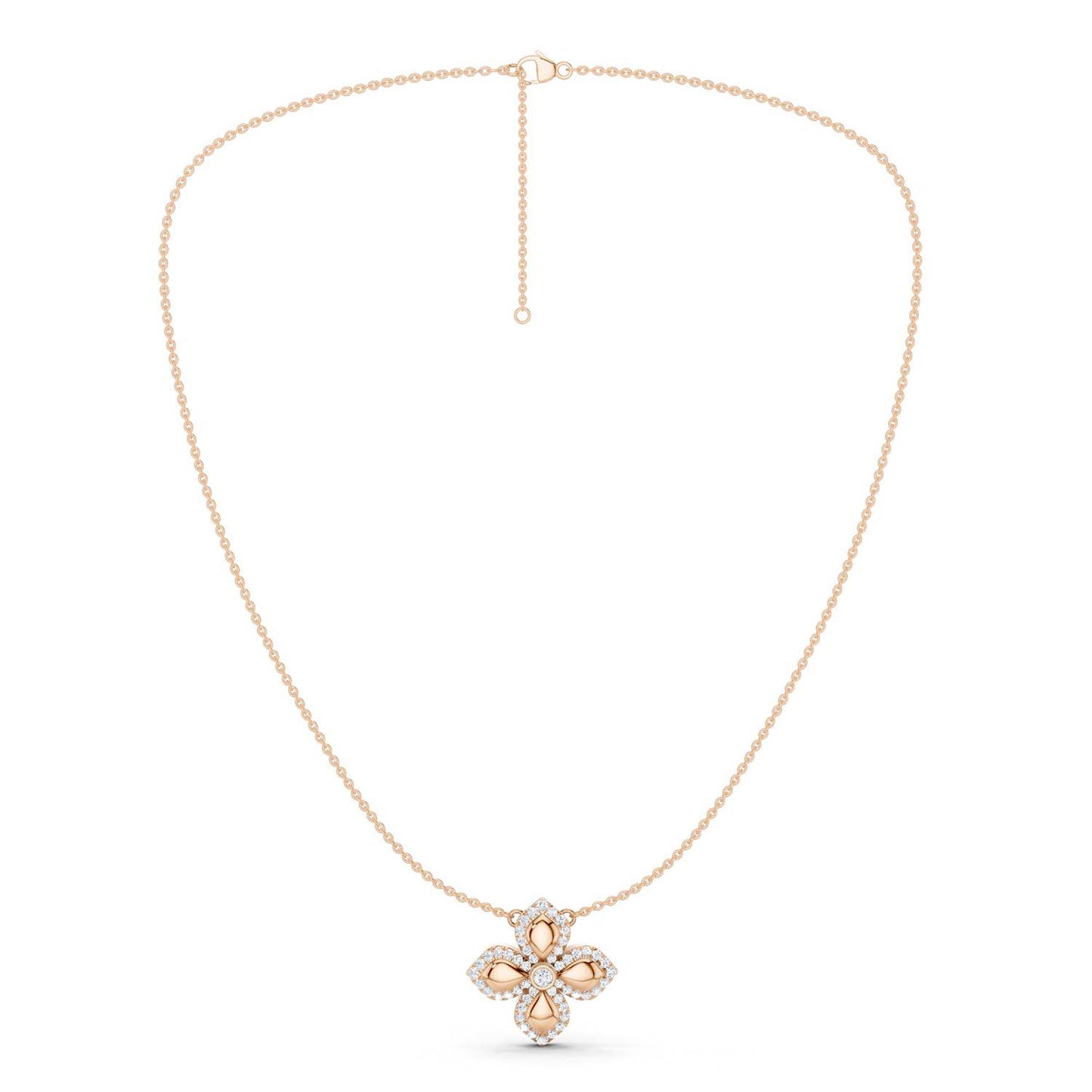 La Fleur Diamond Contour Necklace
