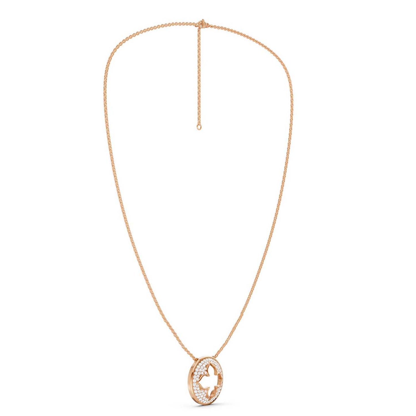 La Fleur Diamond Groove Necklace