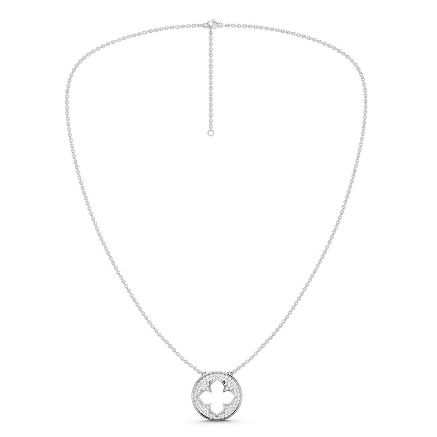 La Fleur Diamond Groove Necklace