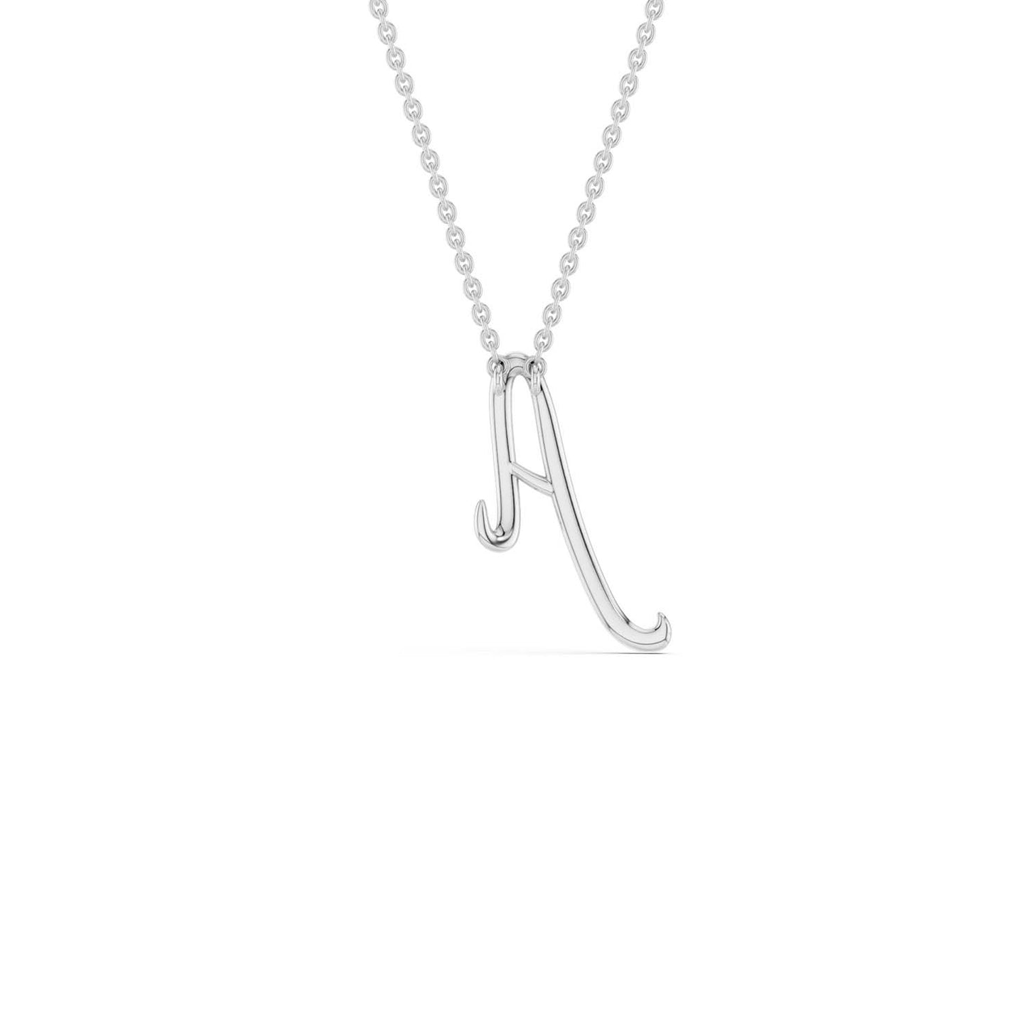 Signature Diamond Alphabet Necklace