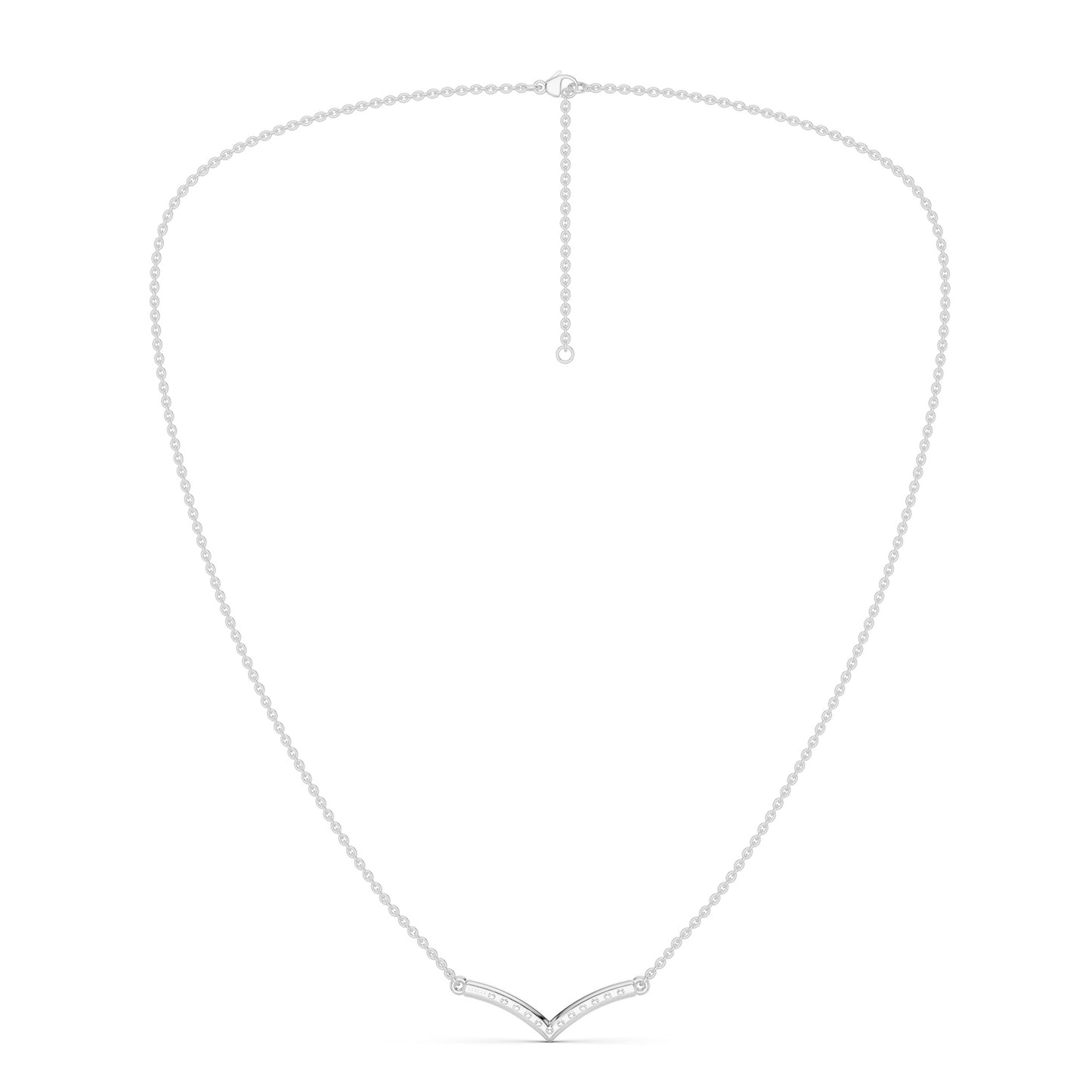 Ascending Chevron Necklace