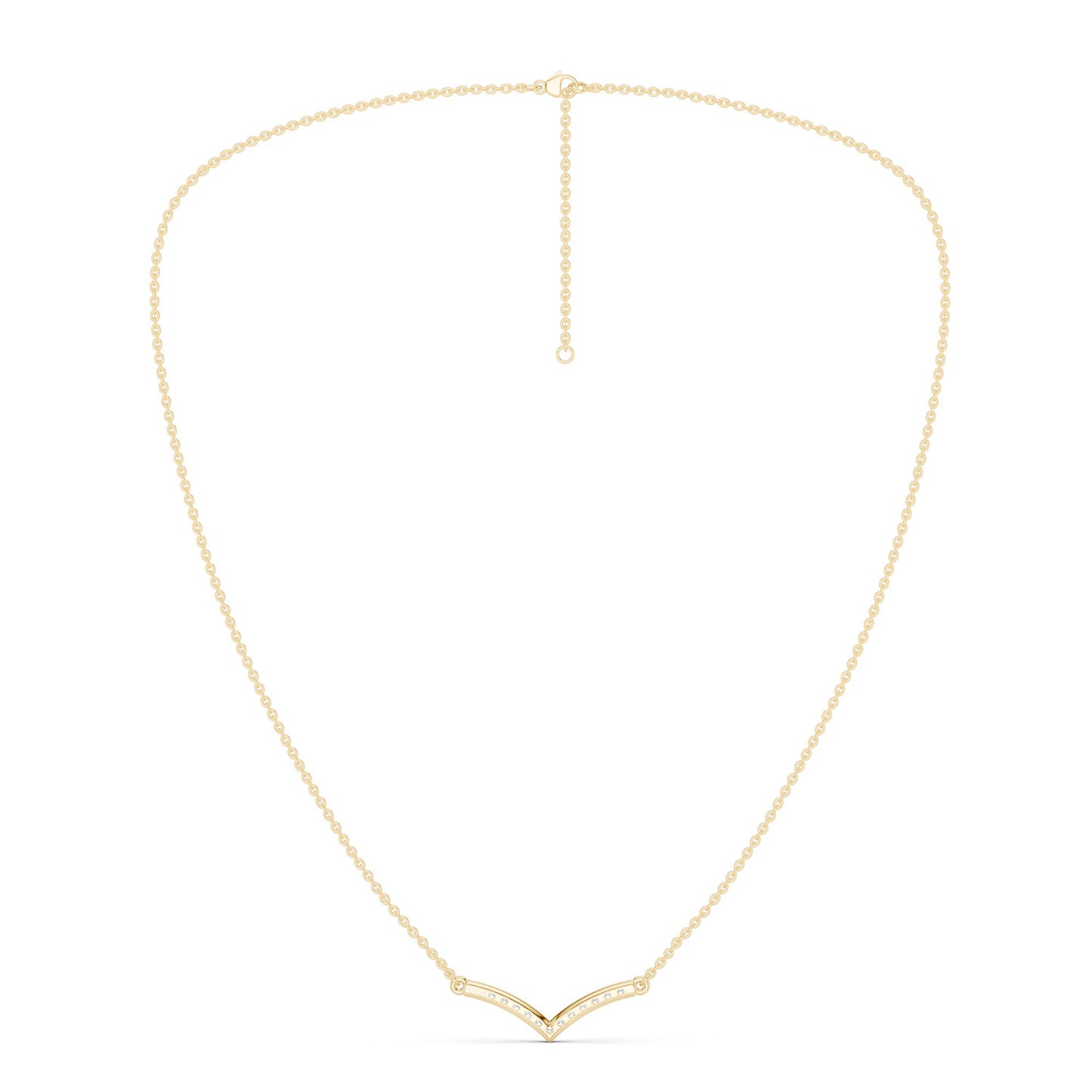 Ascending Chevron Necklace