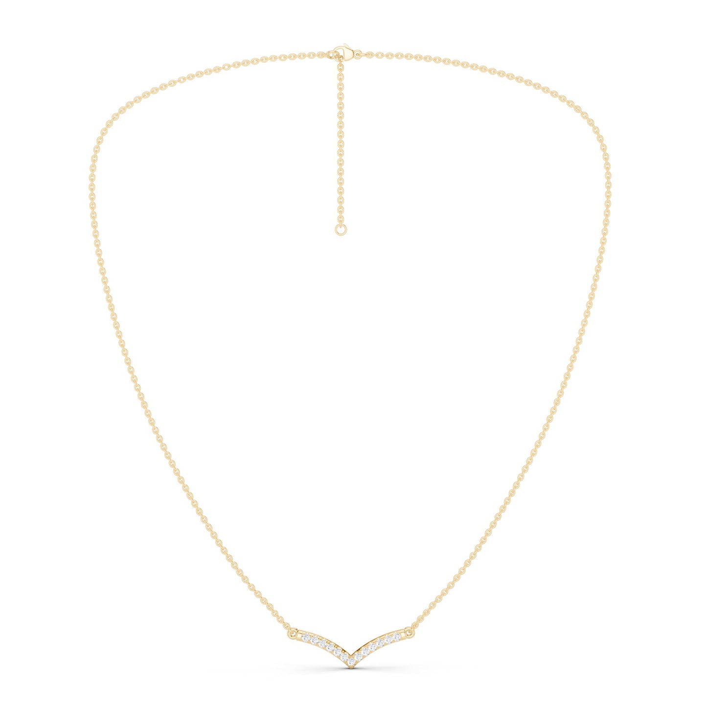 Ascending Chevron Necklace