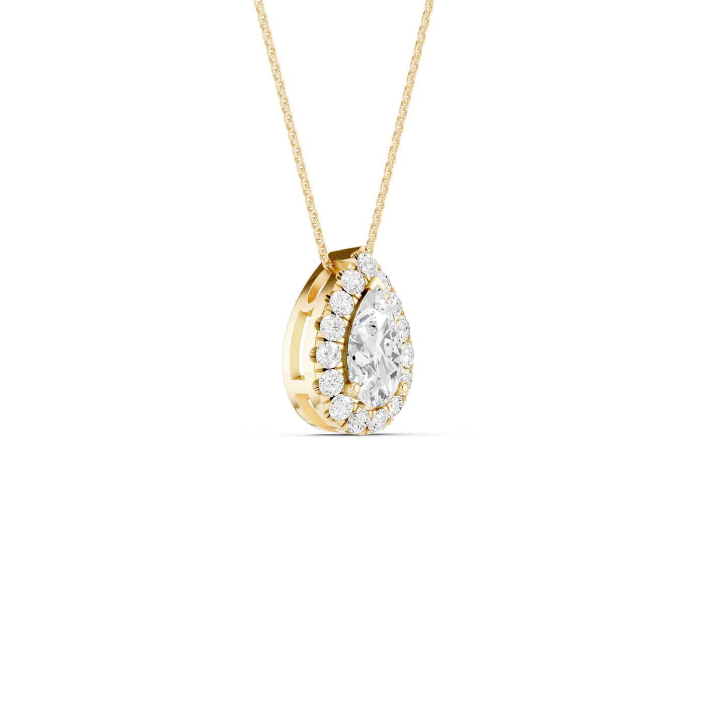 Dewdrop Halo Necklace
