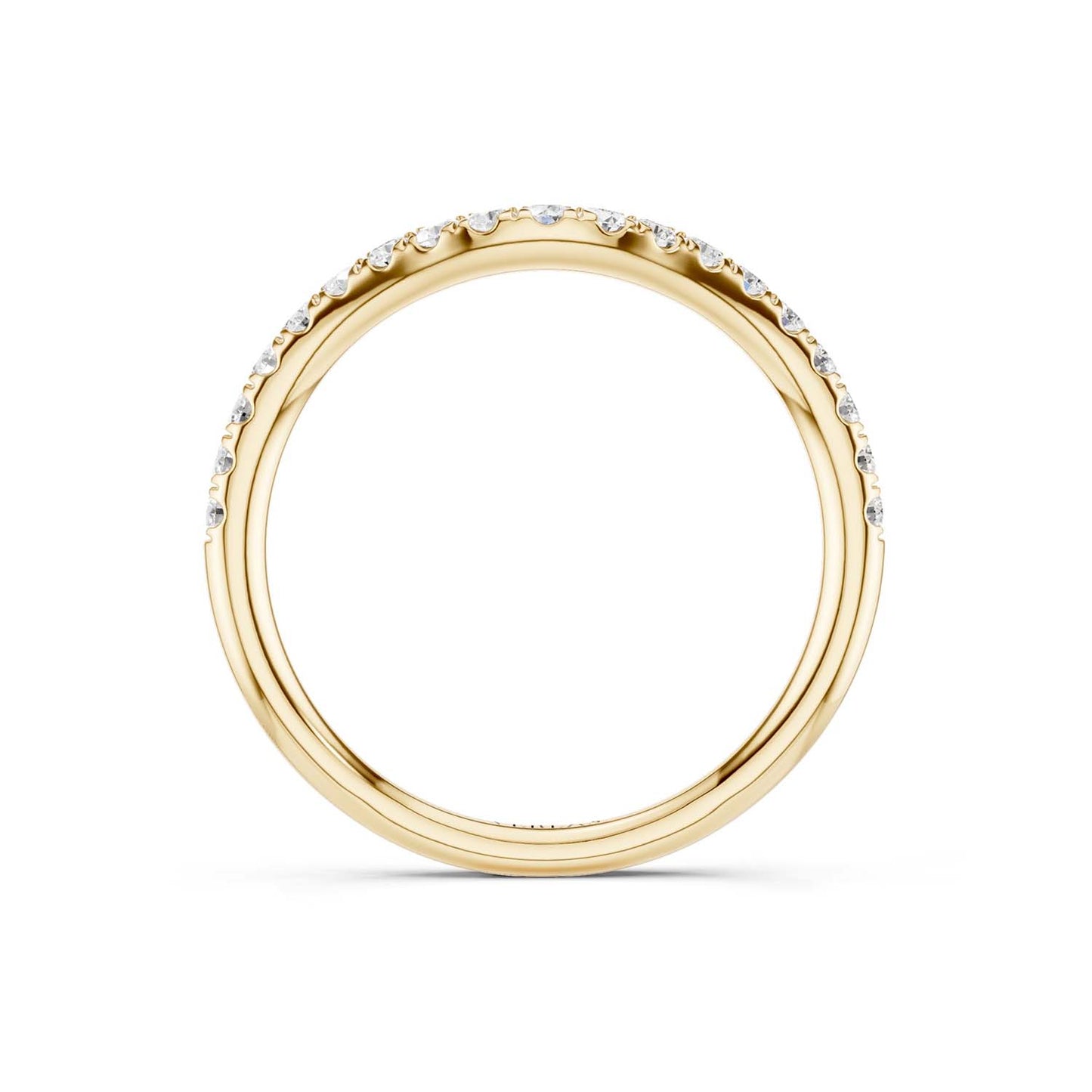 Rippling Round Ring