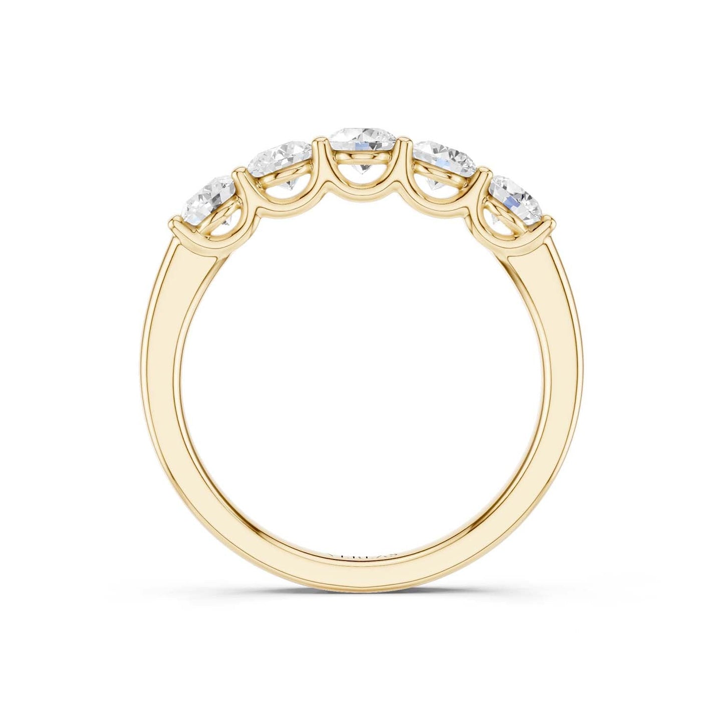 5-Stone Keepsake Round Vows