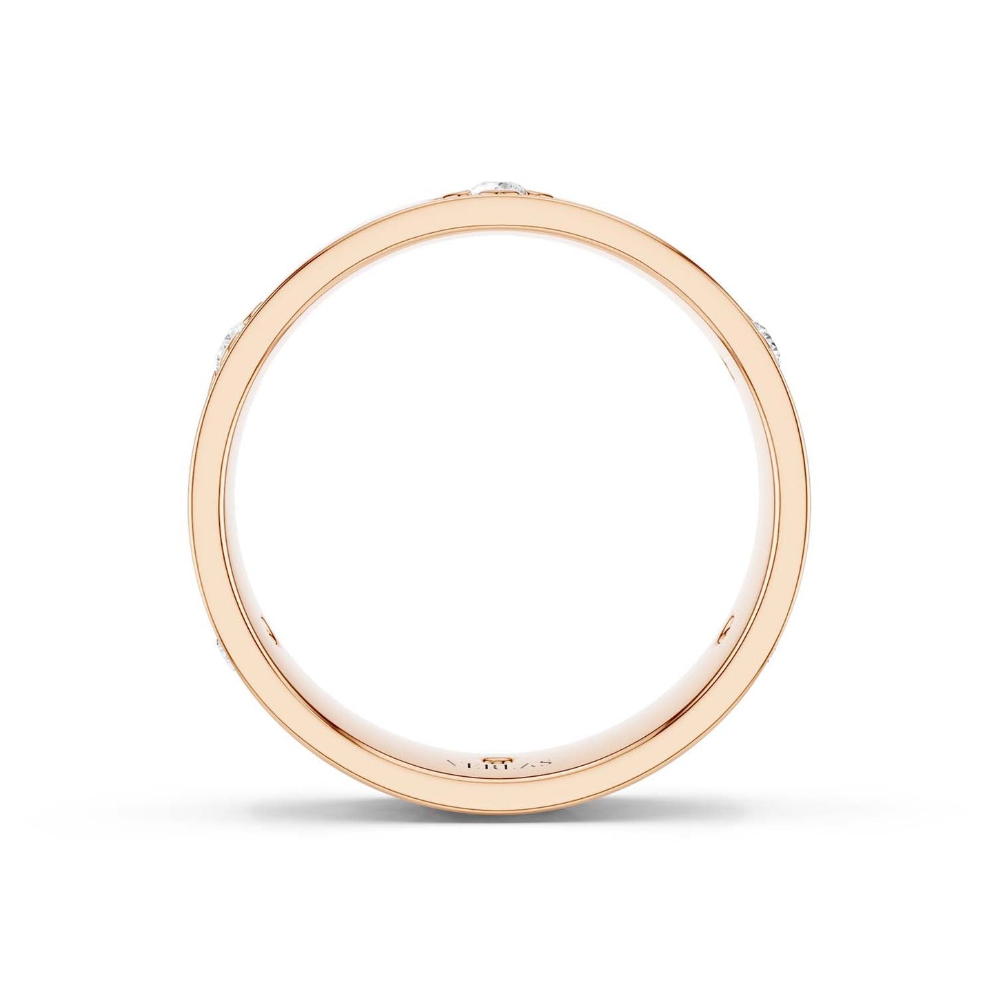 La Fleur 5.10mm 6-Diamonds Round Band