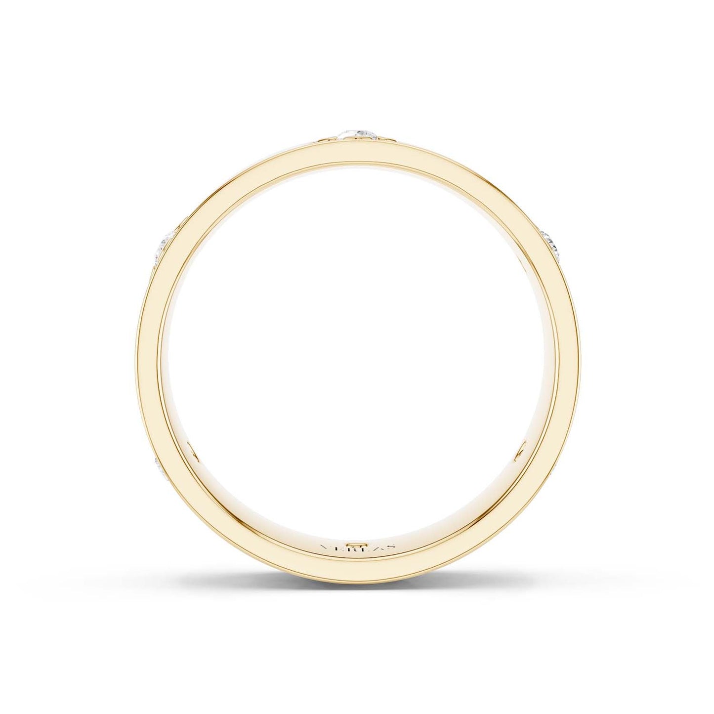 La Fleur 5.10mm 6-Diamonds Round Band