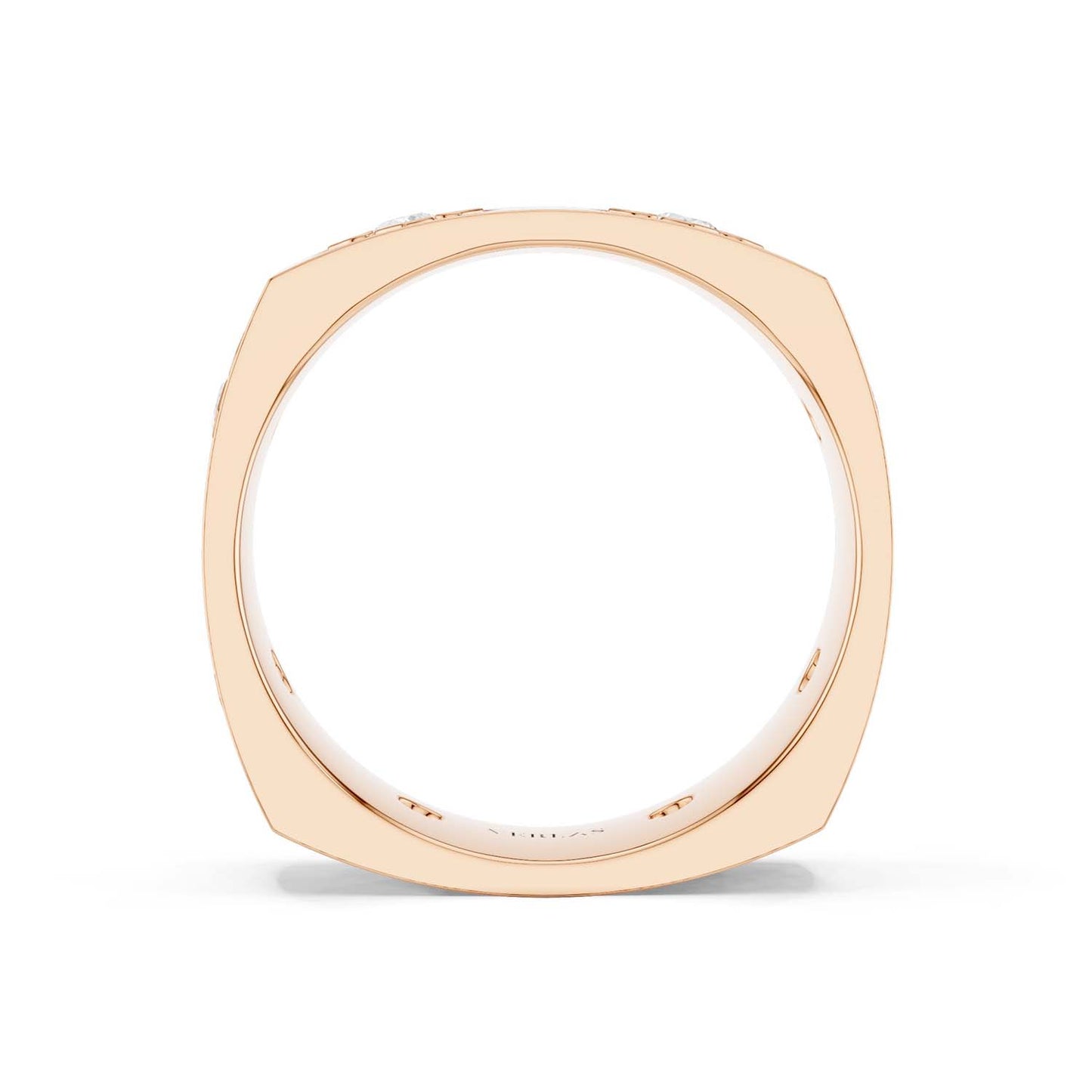 La Fleur 6.10mm 6-Diamonds Square Band