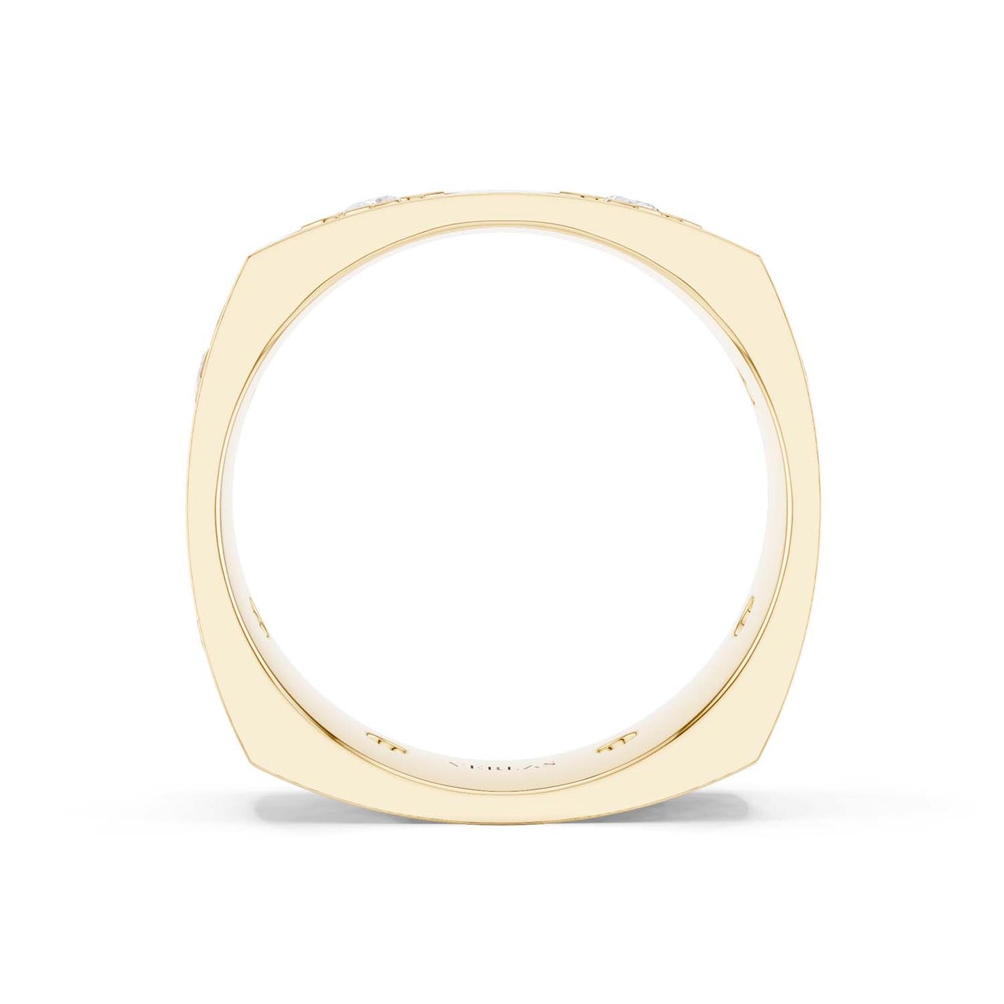 La Fleur 6.10mm 6-Diamonds Square Band