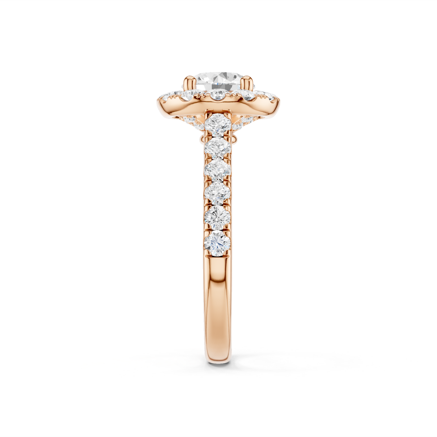 Signature Round Halo Ring