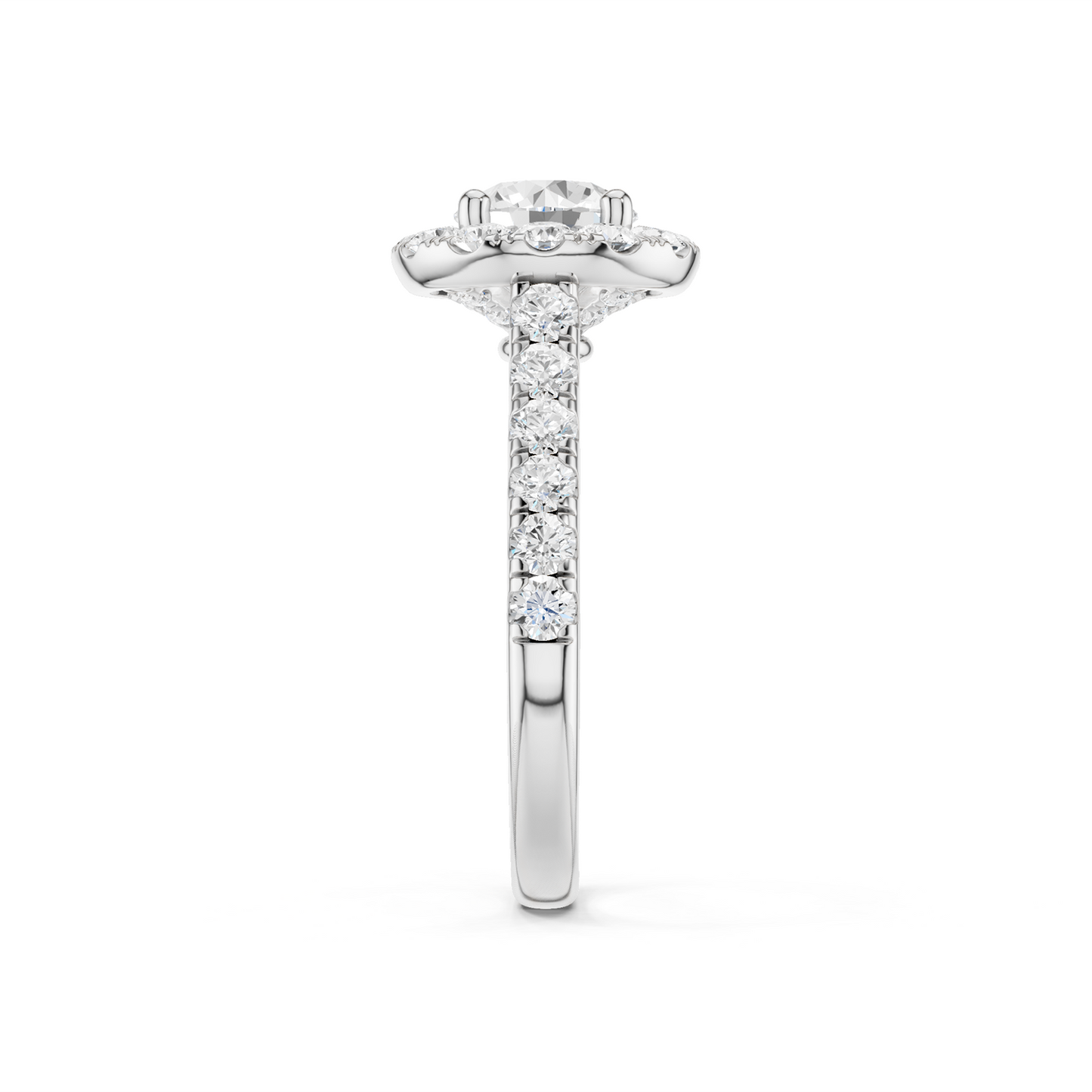 Signature Round Halo Ring