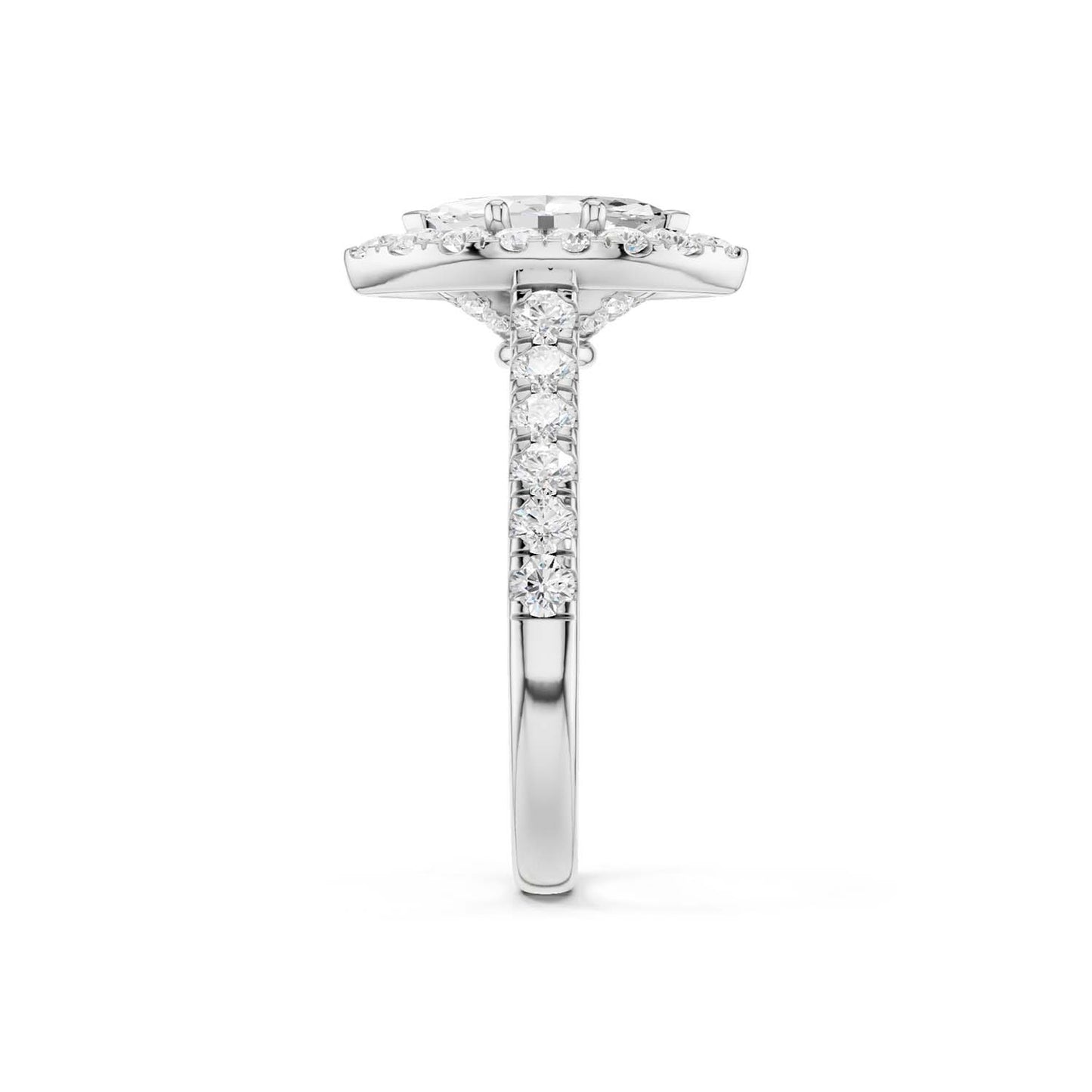Signature Marquise Halo Ring
