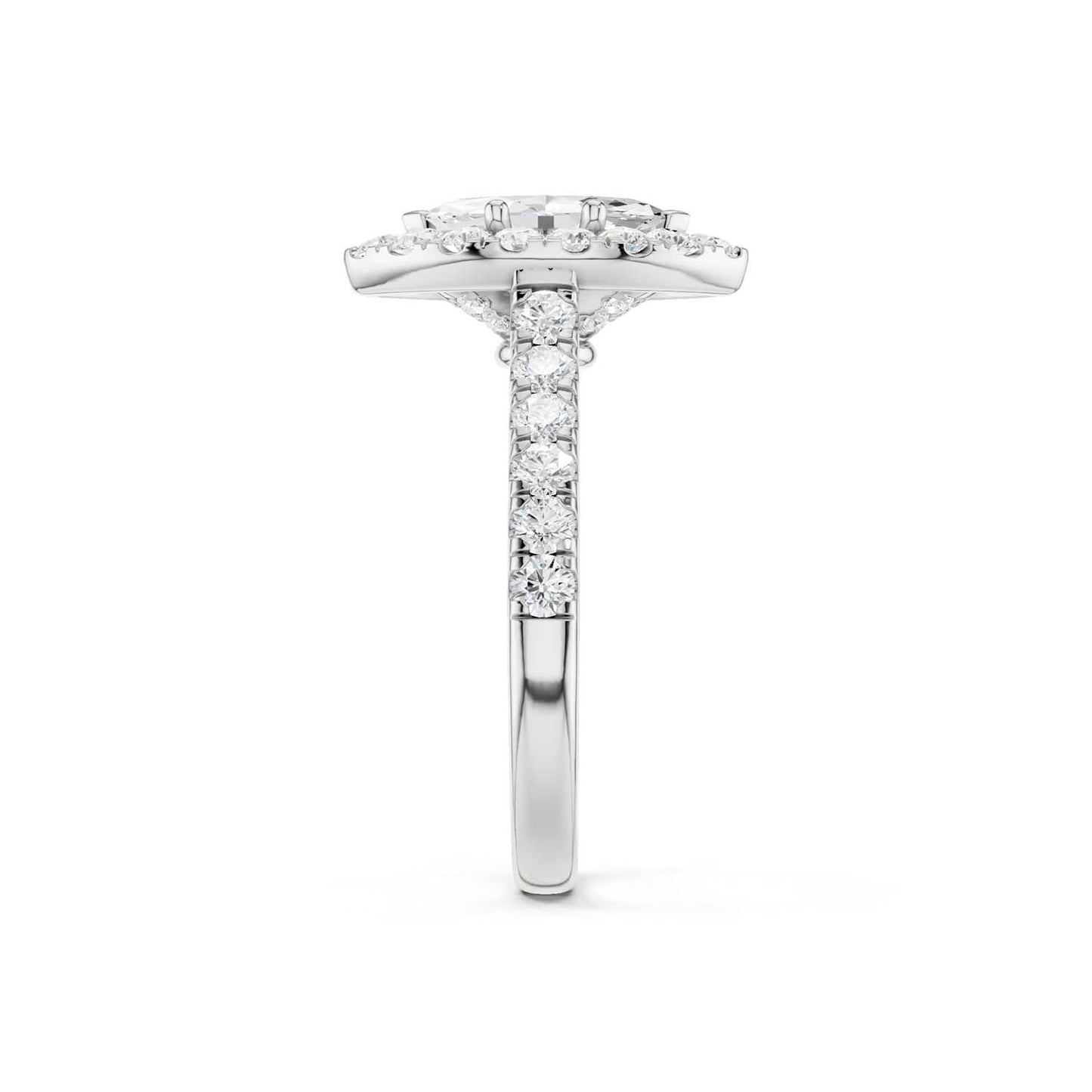 Signature Marquise Halo Ring