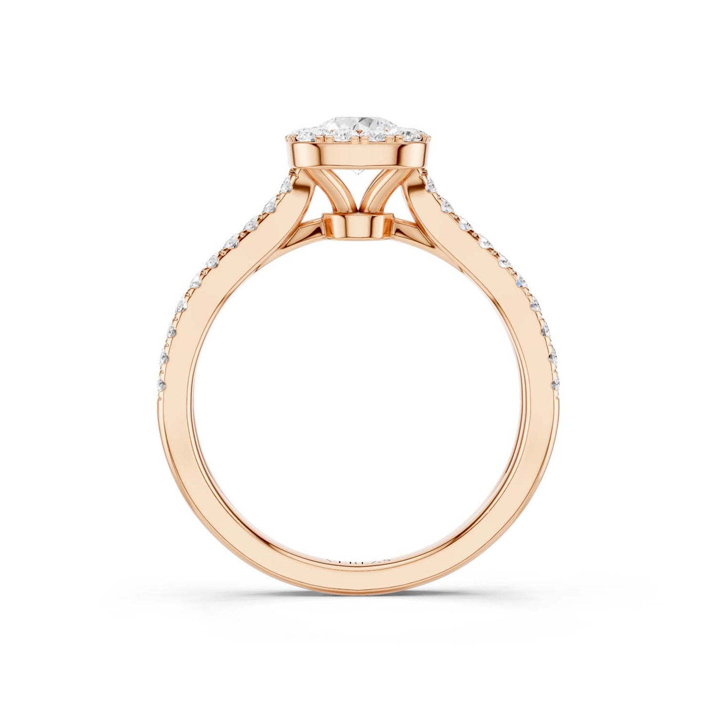 Unified Iconic Round-Princess Halo Ring