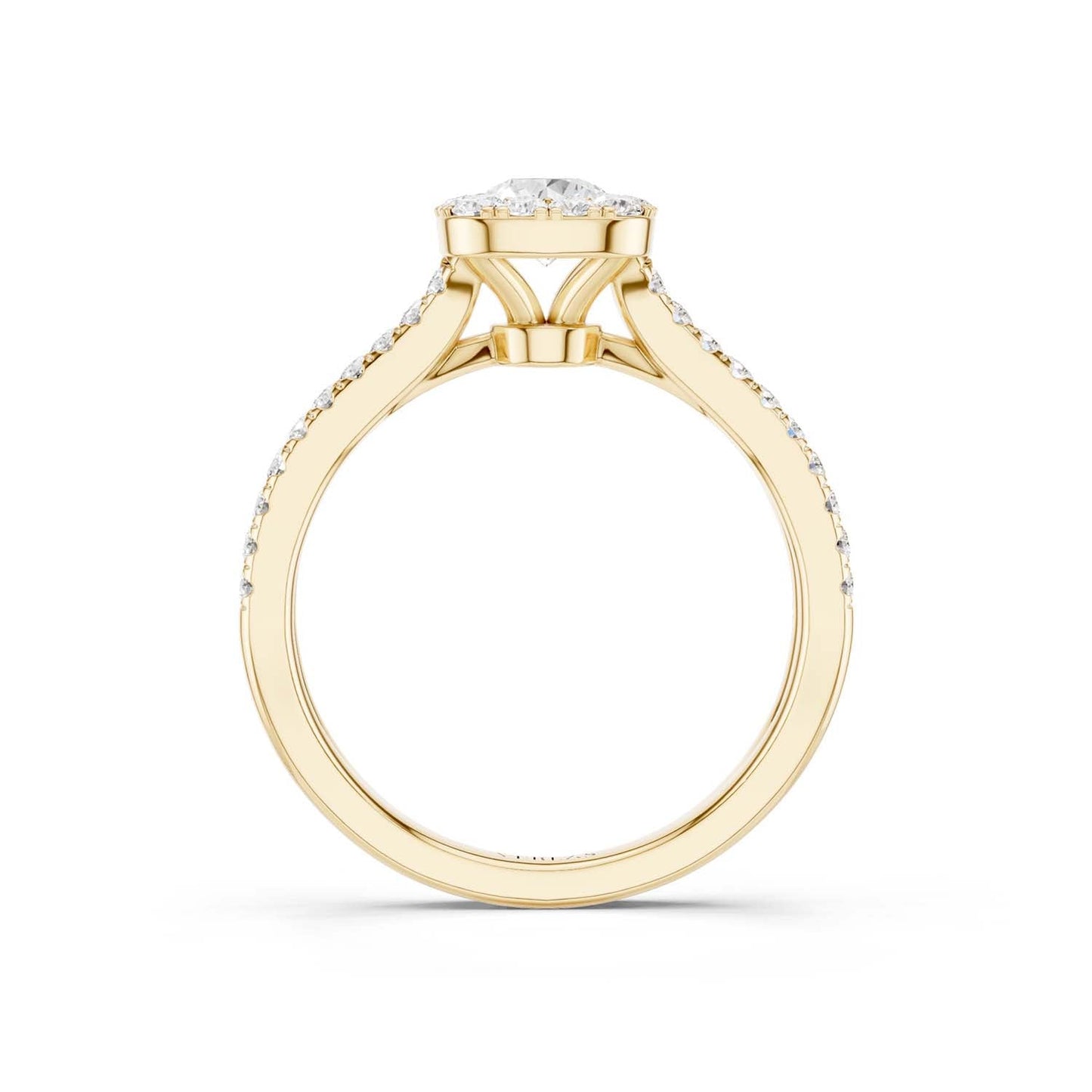 Unified Iconic Round-Princess Halo Ring