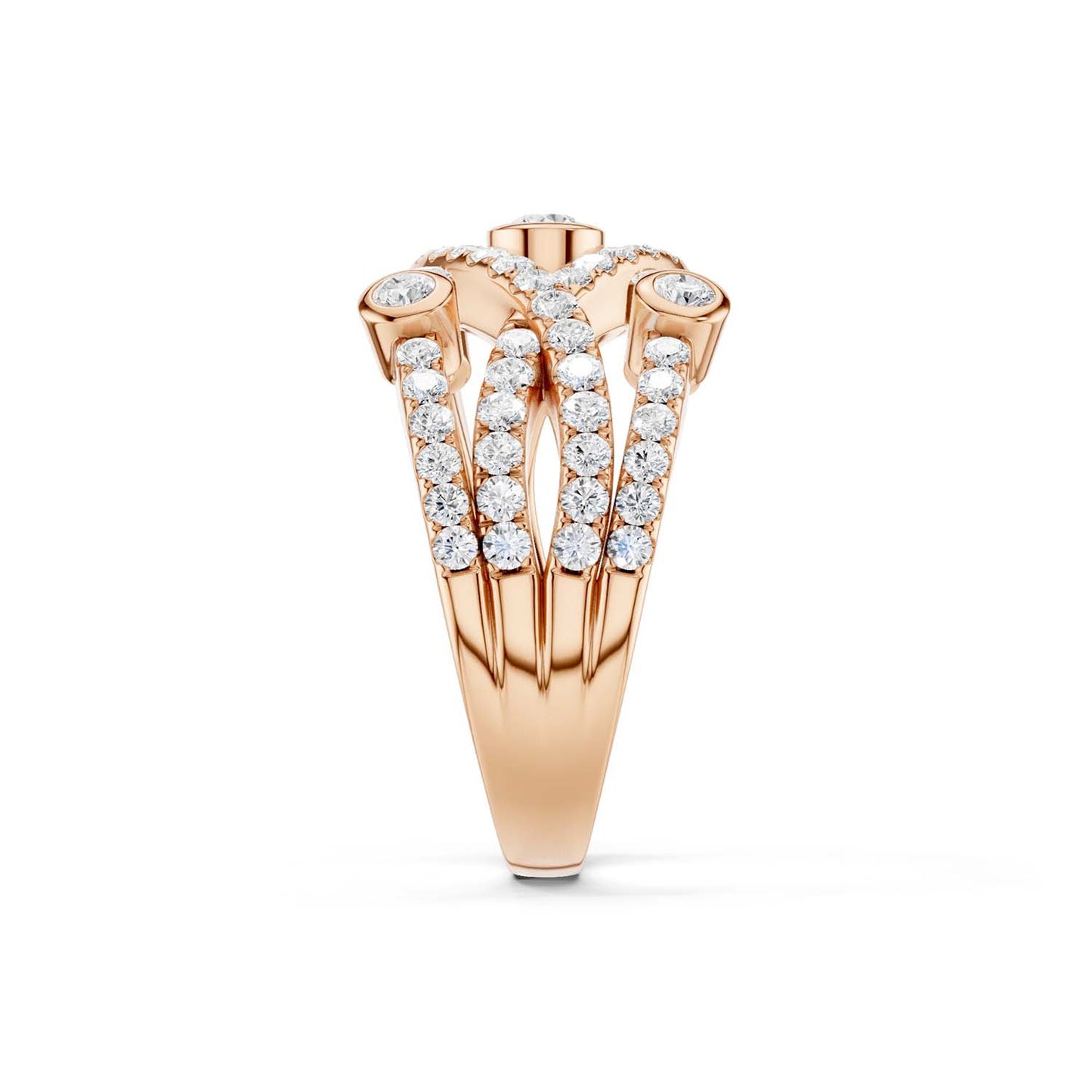 3 Cross-Tier Smitten Ring