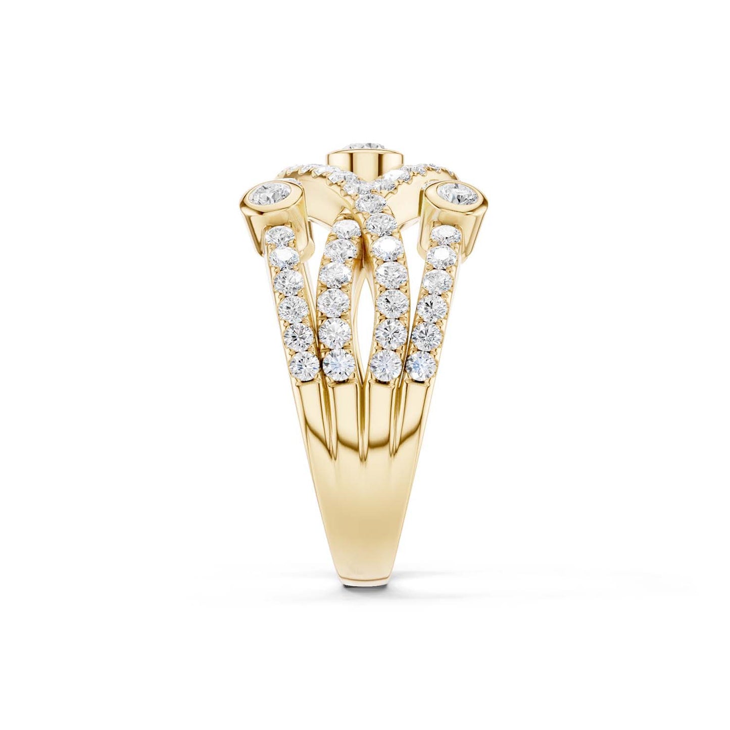 3 Cross-Tier Smitten Ring