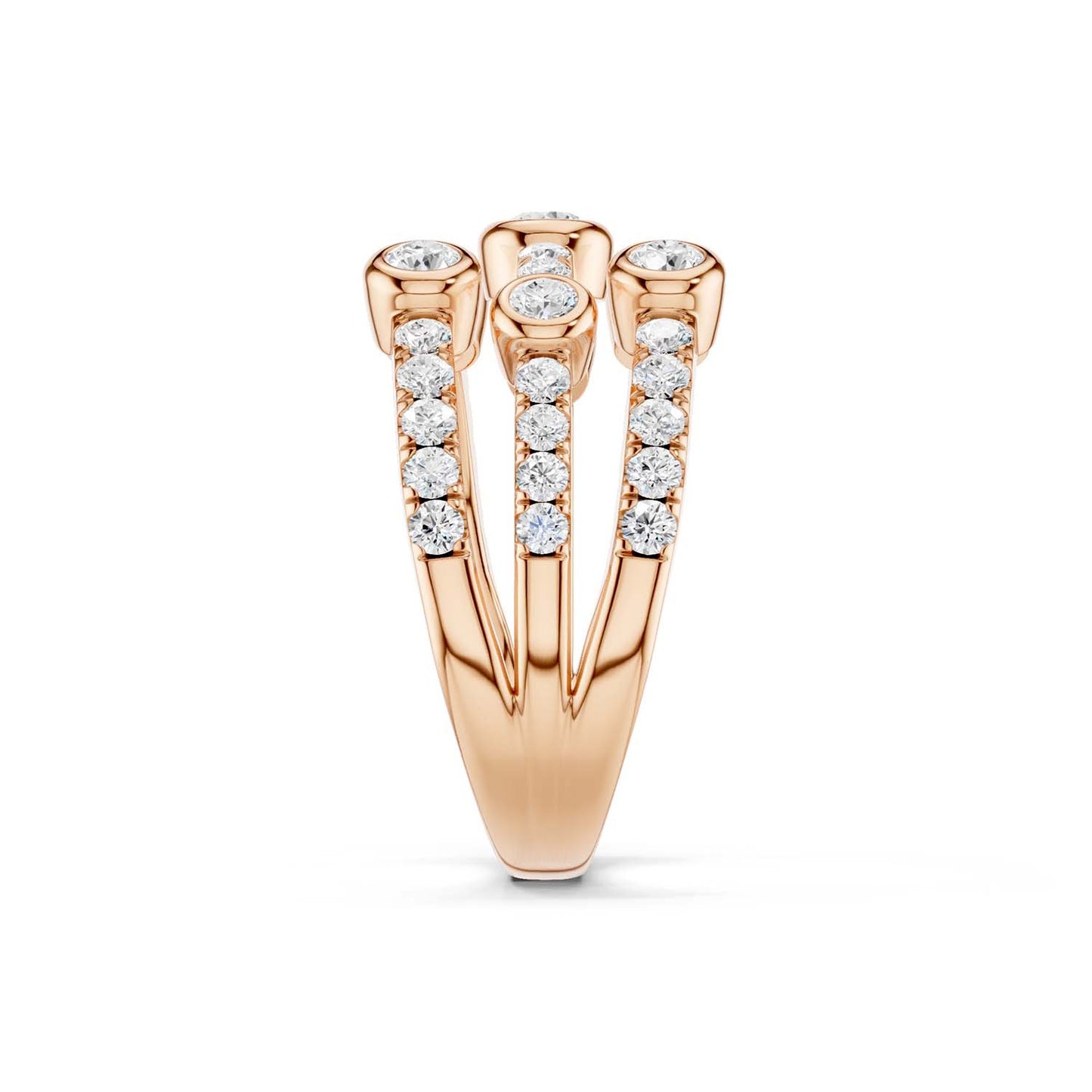 3-Tier Smitten Ring