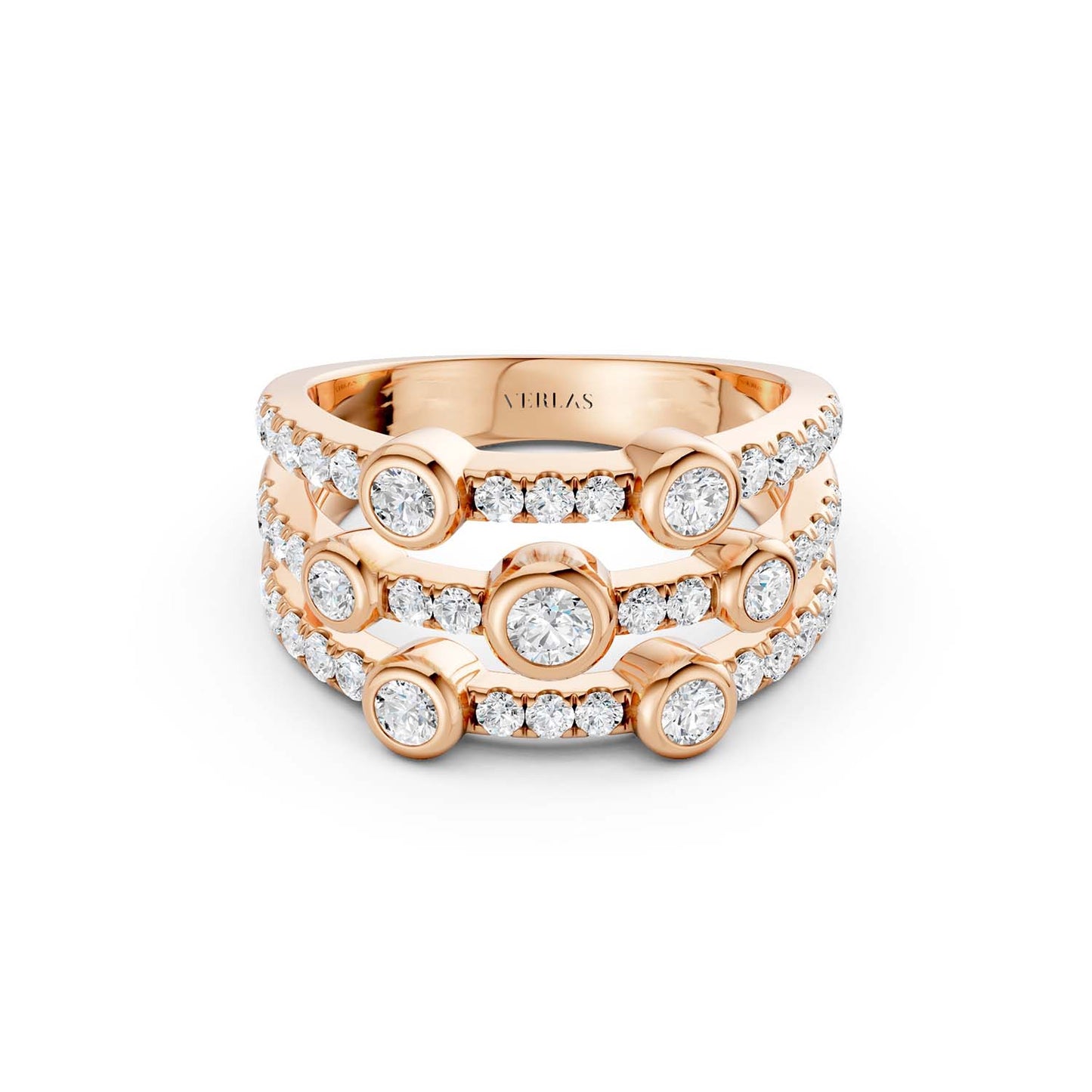 3-Tier Smitten Ring