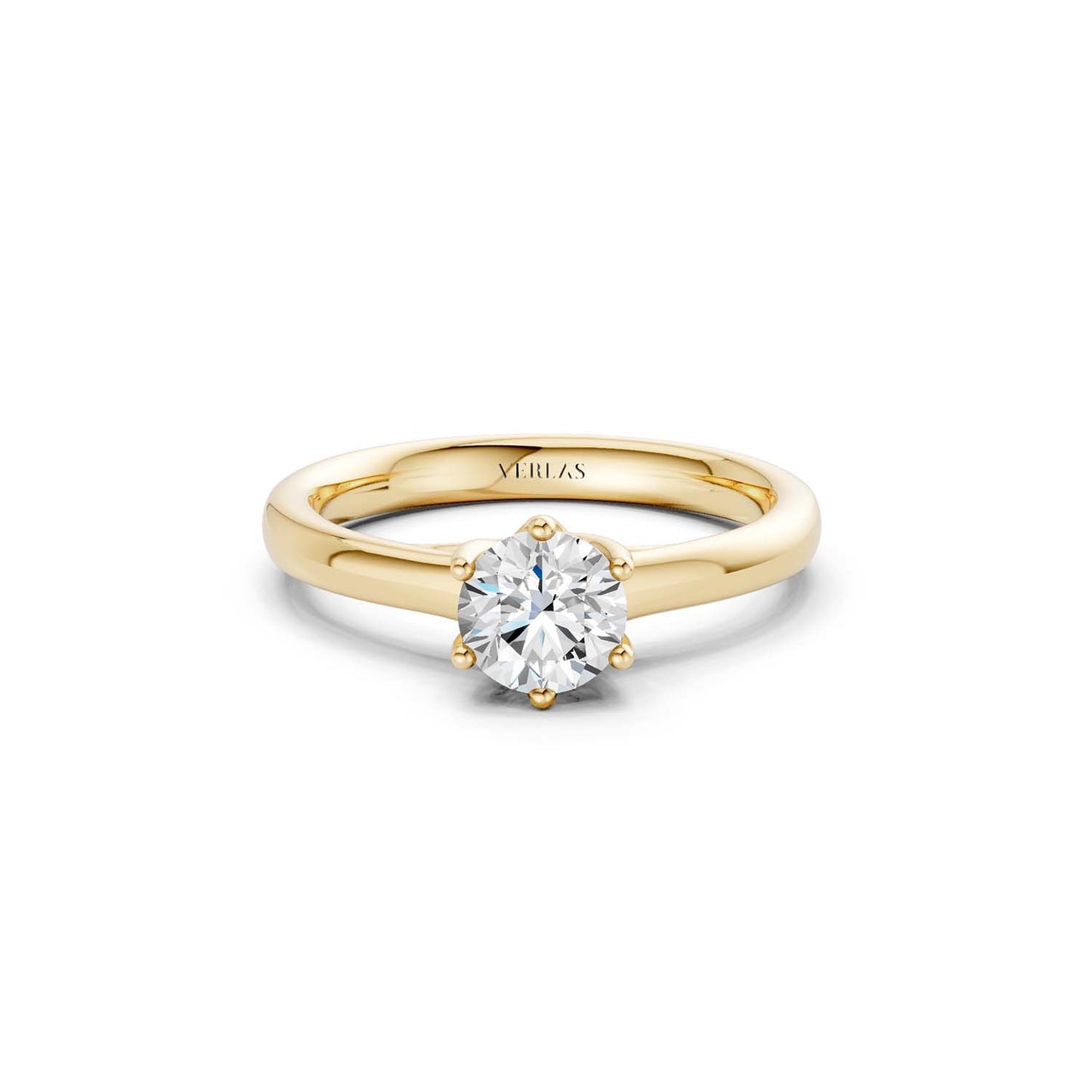 6-Pronged Round Ring