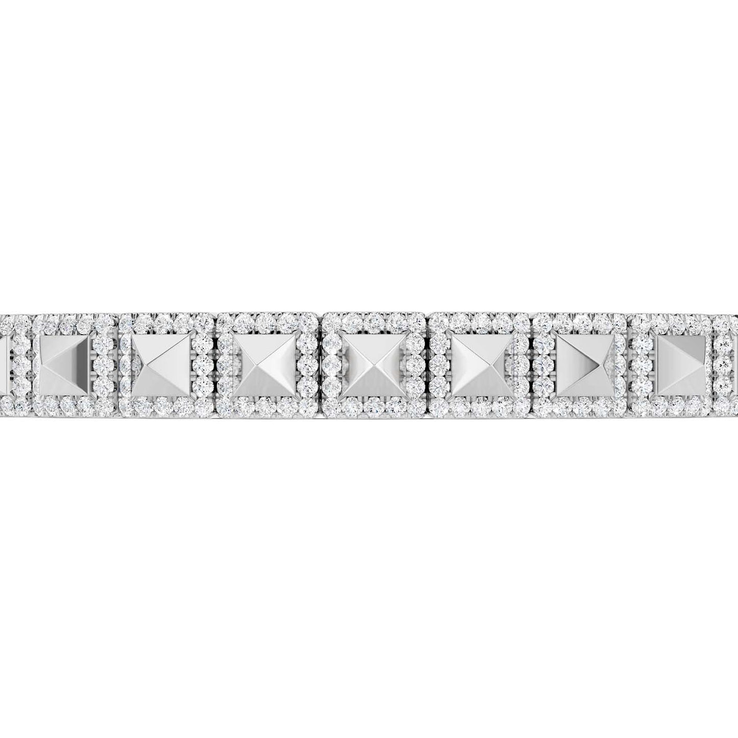 Pyramid Luxe Geometric Bangle
