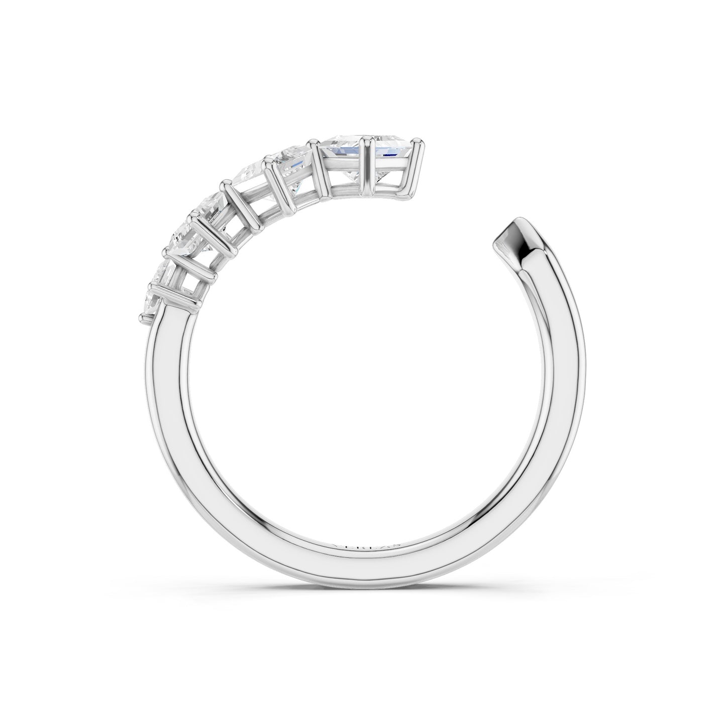 Princess Crescendo Open Ring