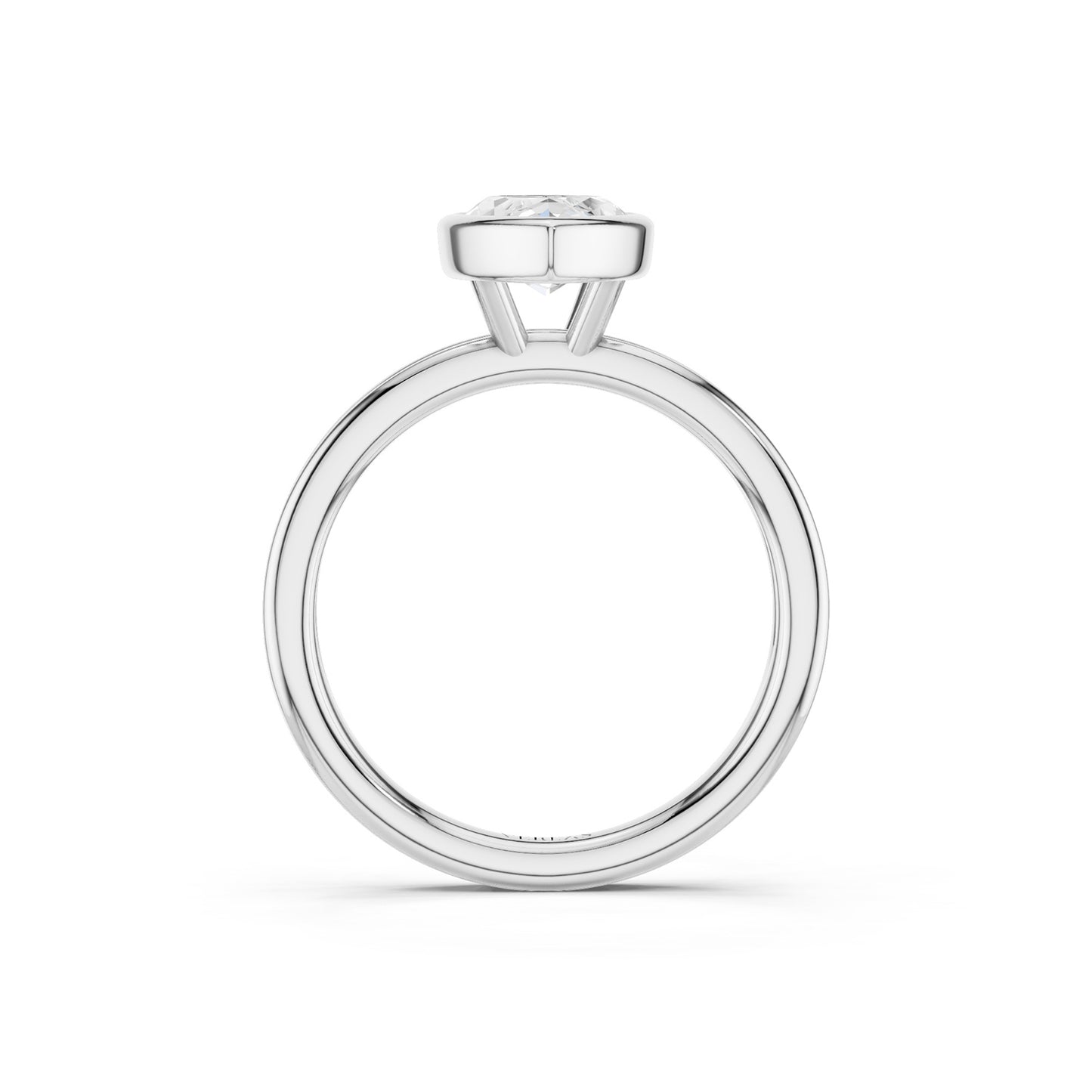 Coupled Marquise Bezel Ring