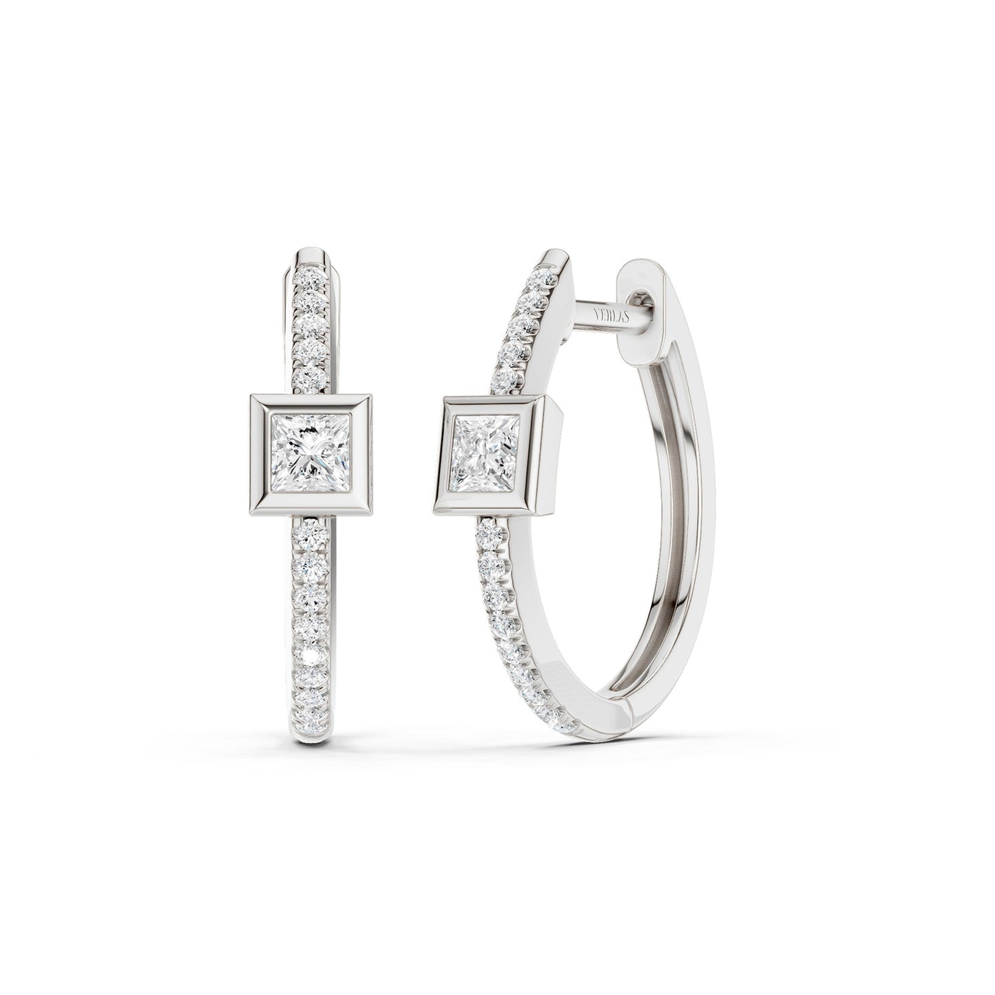 Embellished Princess Hoops