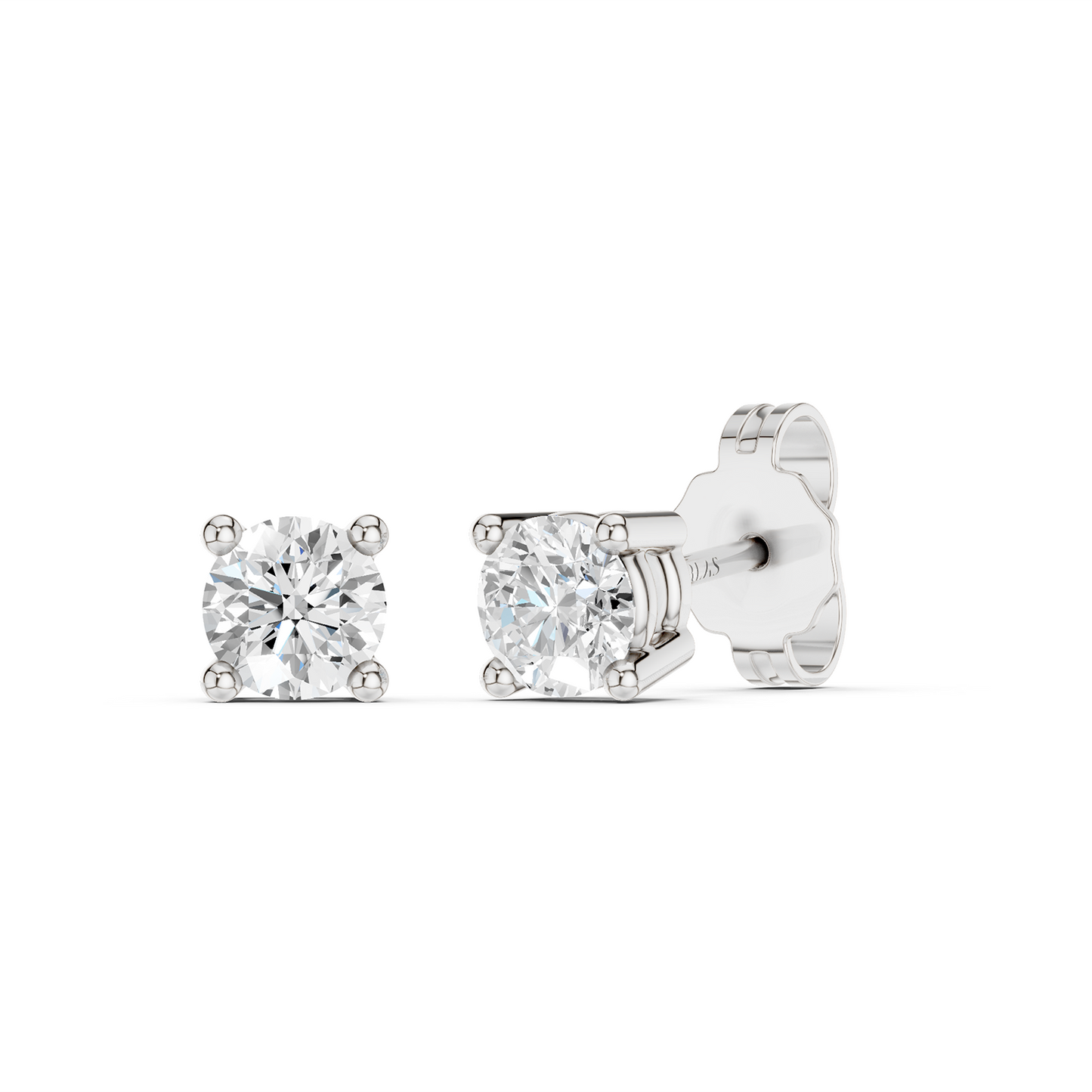 Round Solitaire Studs Small