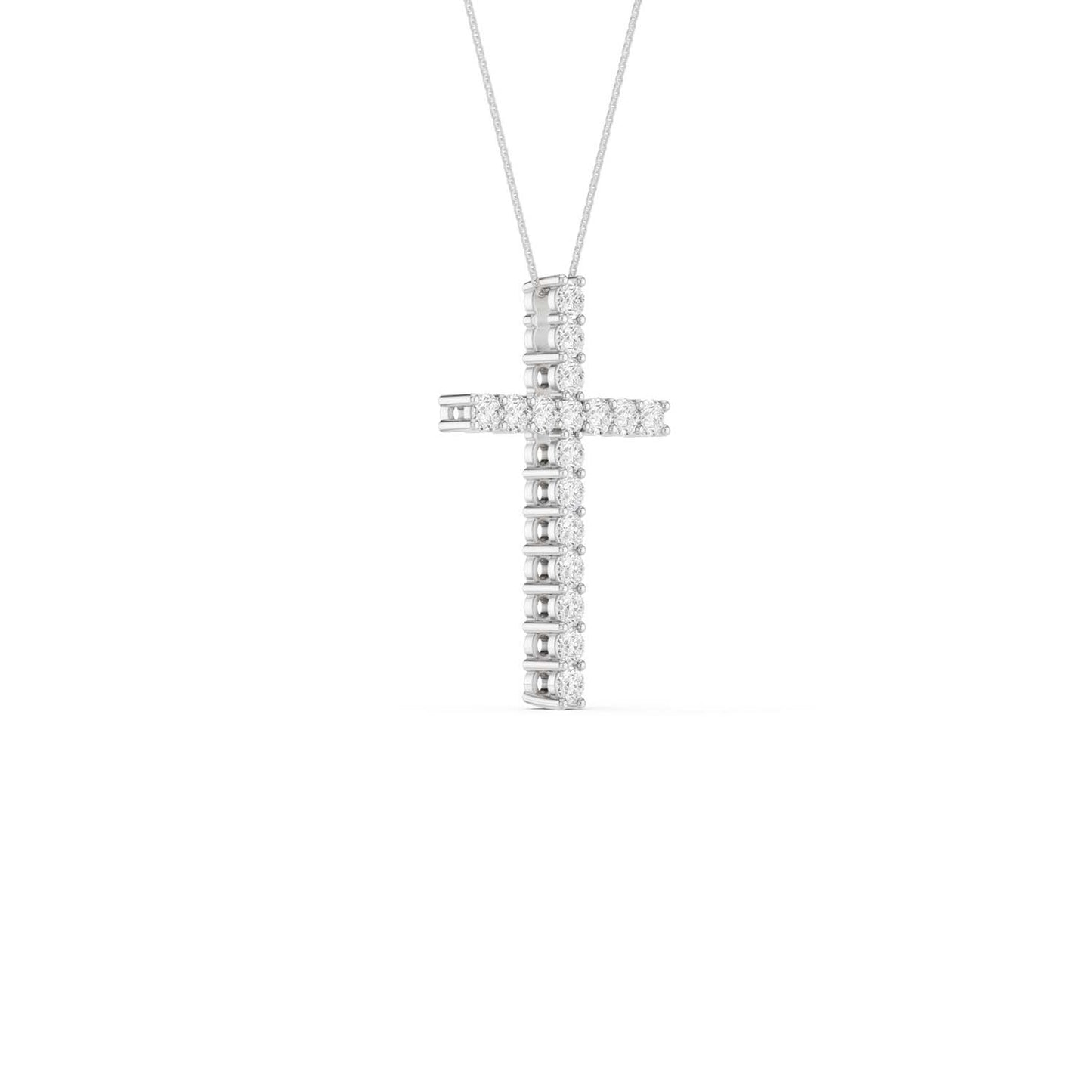 Signature Diamond Cross Necklace