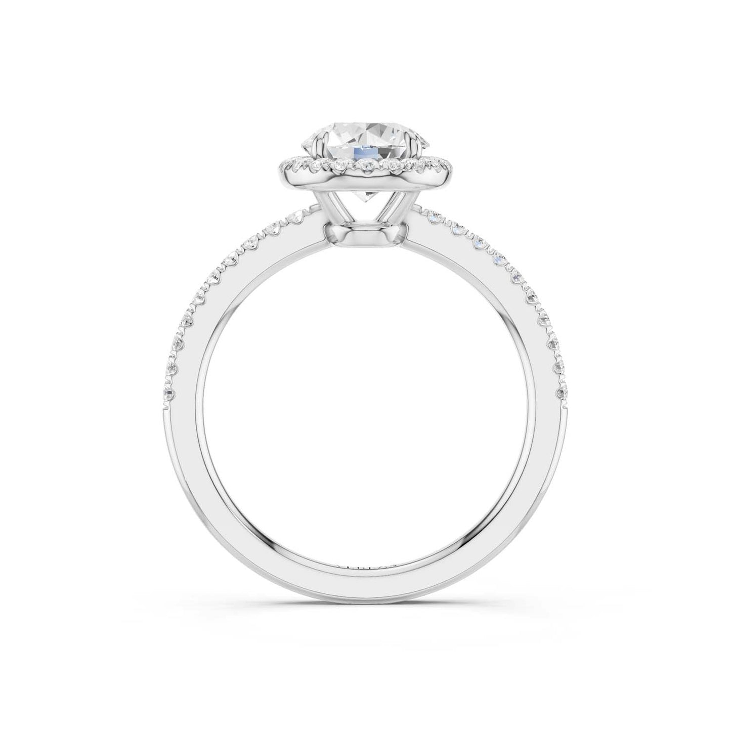 Luxe Round Halo Ring