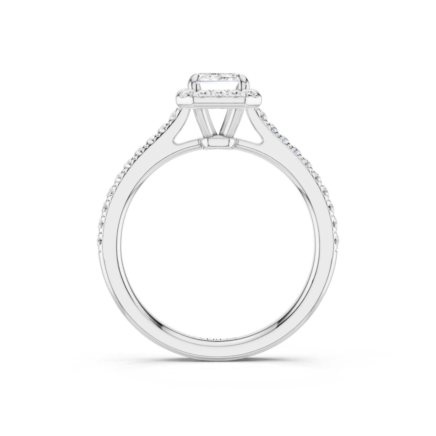 Emerald Signature Halo Ring