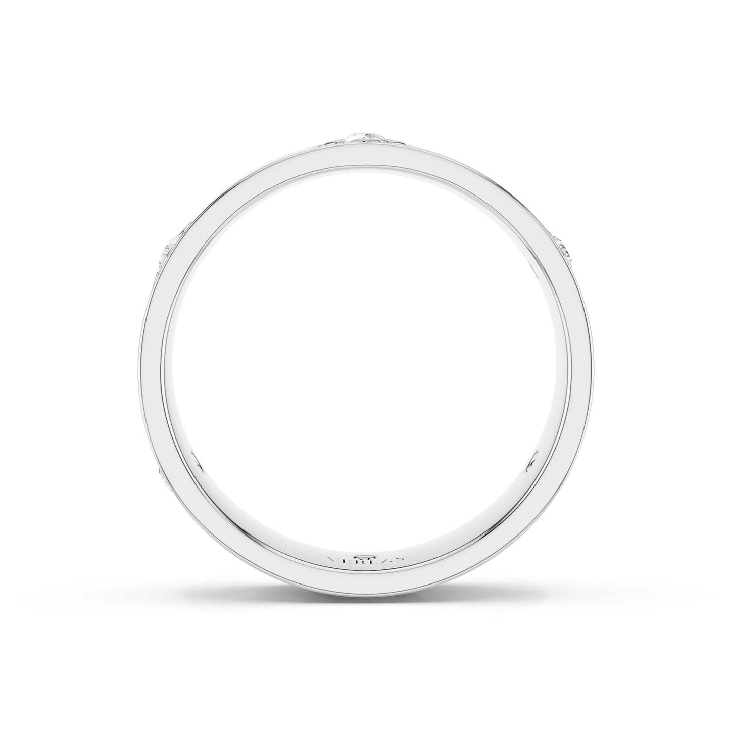 La Fleur 5.10mm 6-Diamonds Round Band