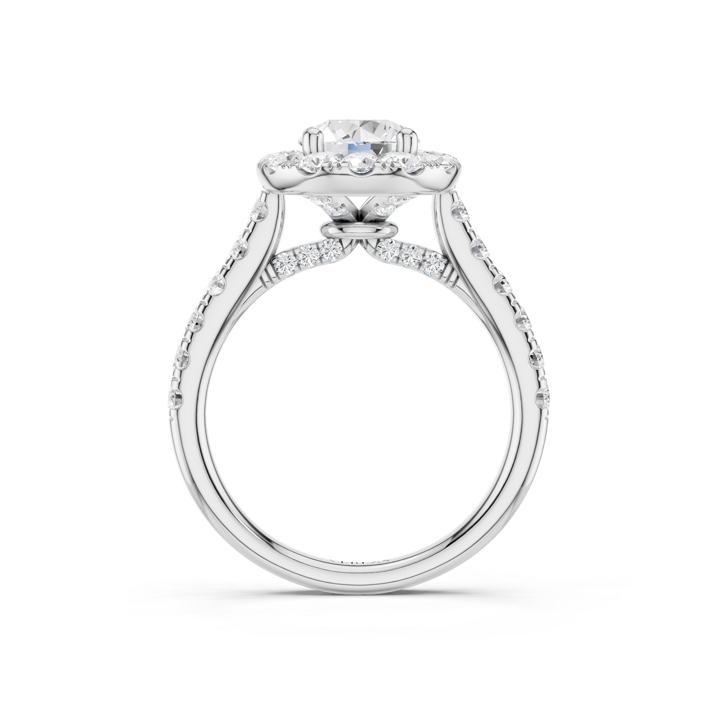 Signature Round Halo Ring