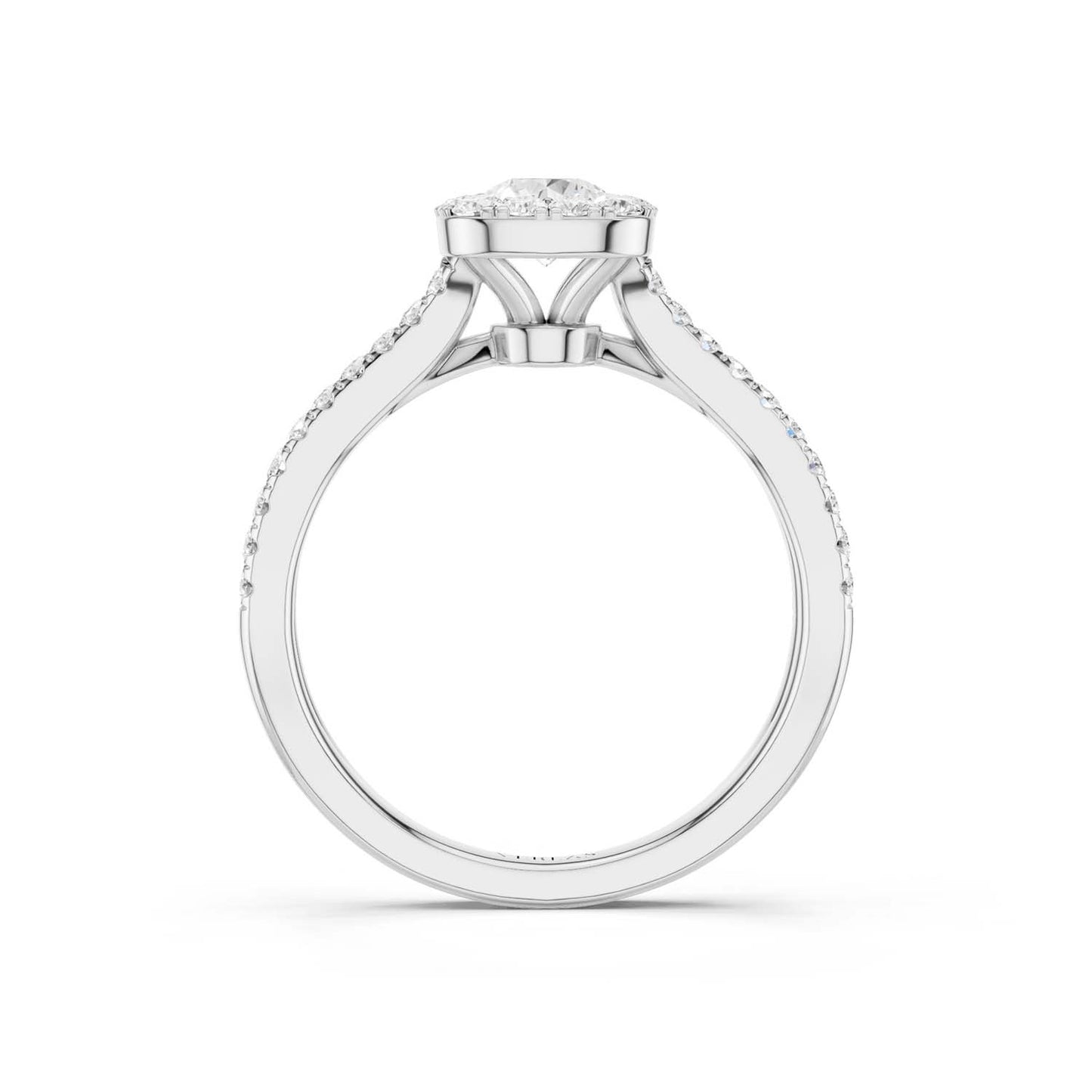 Unified Iconic Round-Princess Halo Ring
