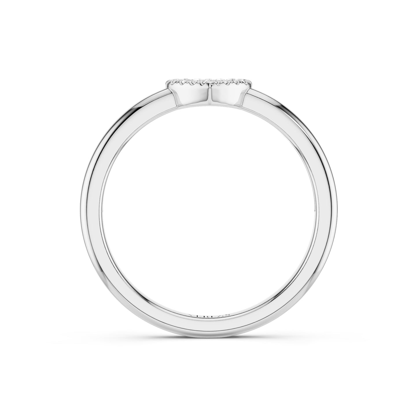 Mini-Heart Silhouette Ring
