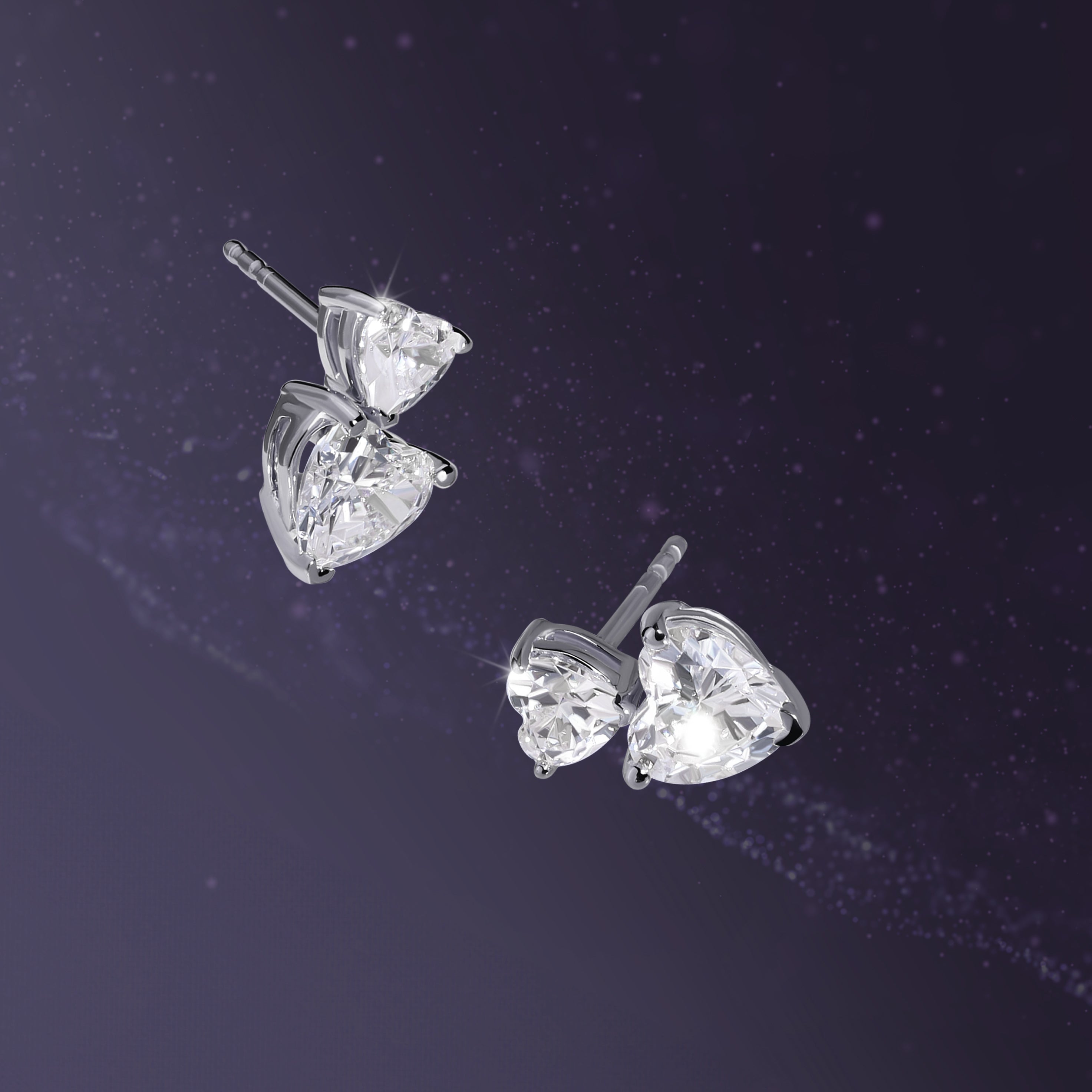 Heart Drop Earrings