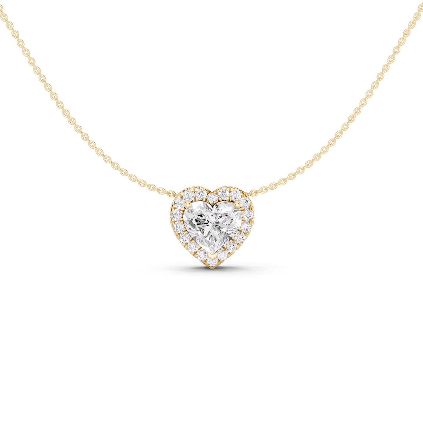 Heart Halo Necklace