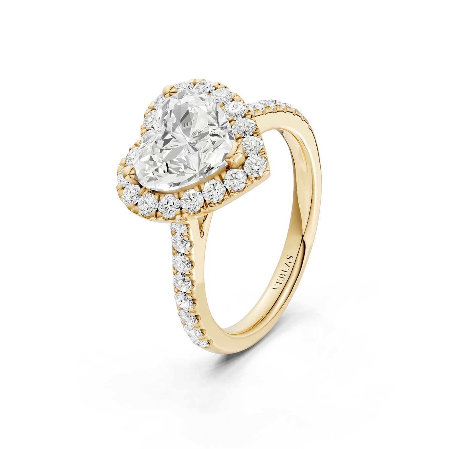 Heart Halo Ring