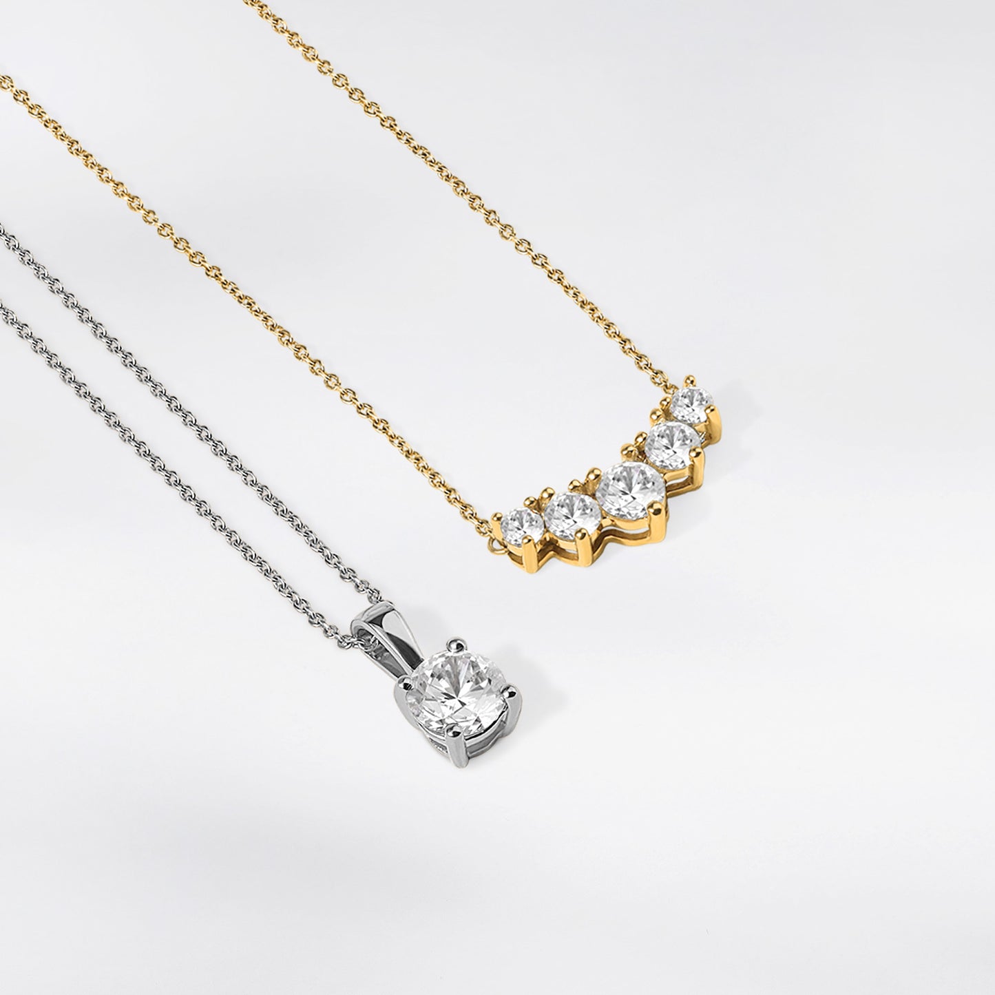 Round Solitaire Pendant