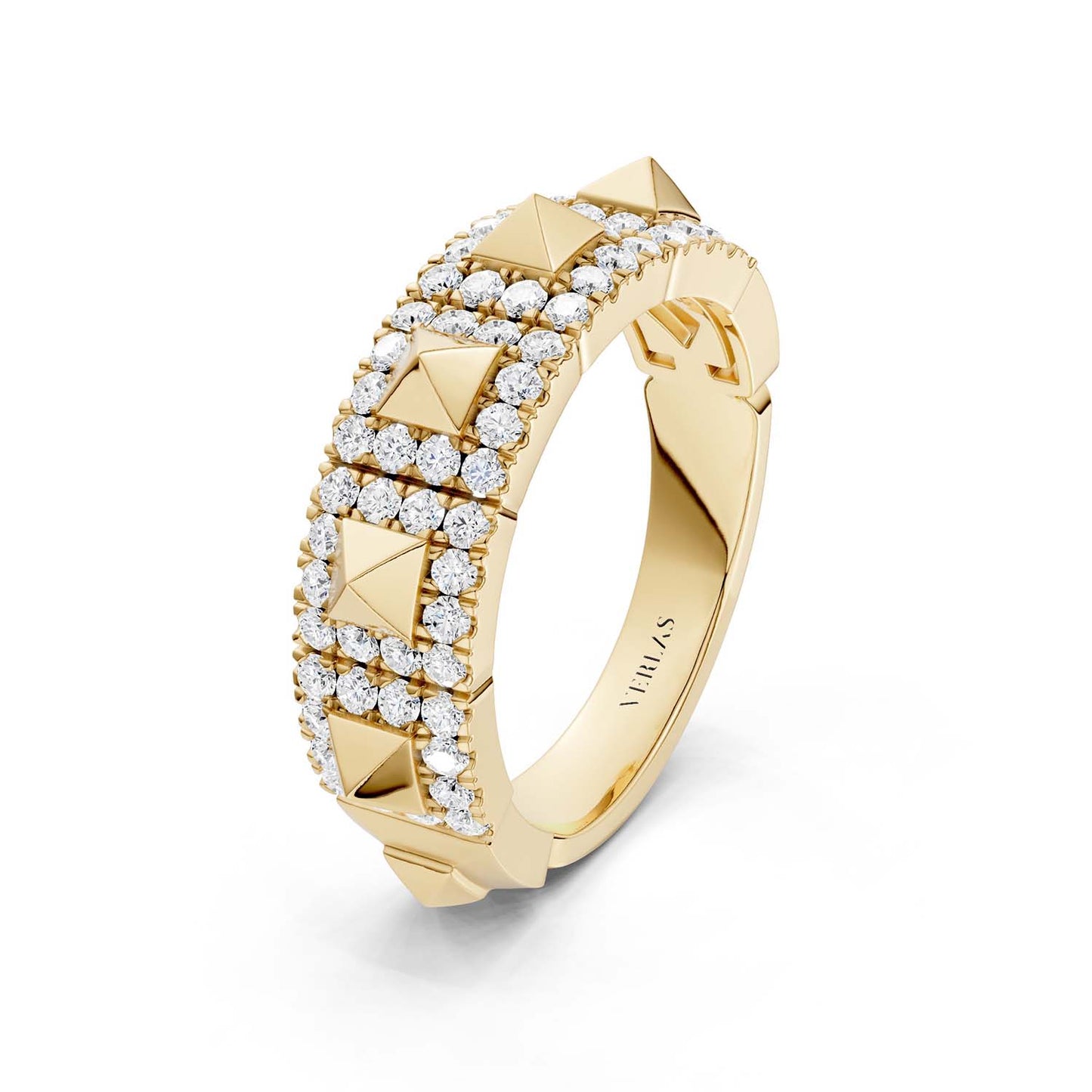 Pyramid Luxe Geometric Sleek Band
