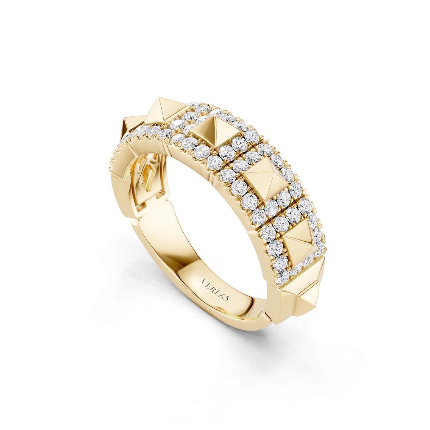 Pyramid Luxe Geometric Sleek Band