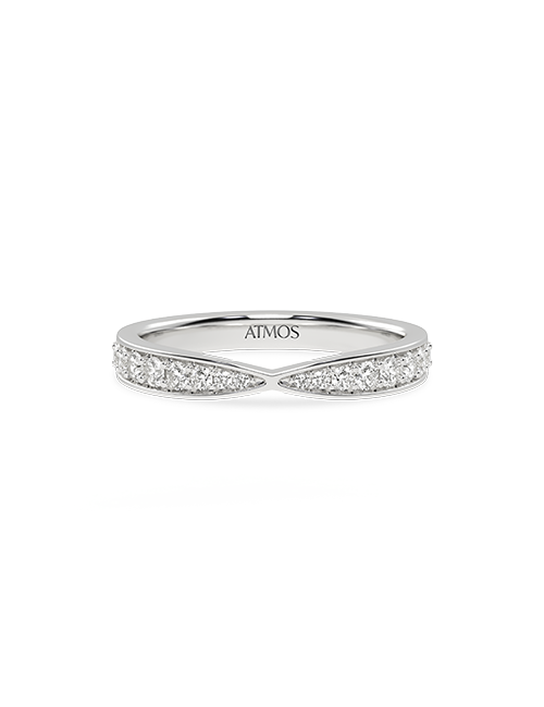 Atmos Harmony Diamond Band white gold