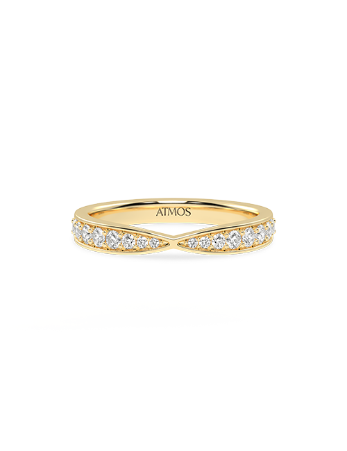 Atmos Harmony Diamond Band yellow gold