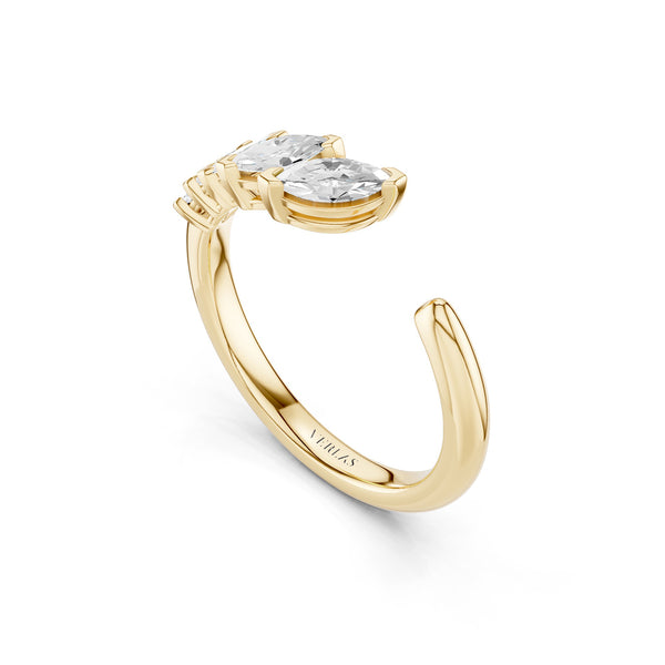 Marquise Crescendo Open Ring