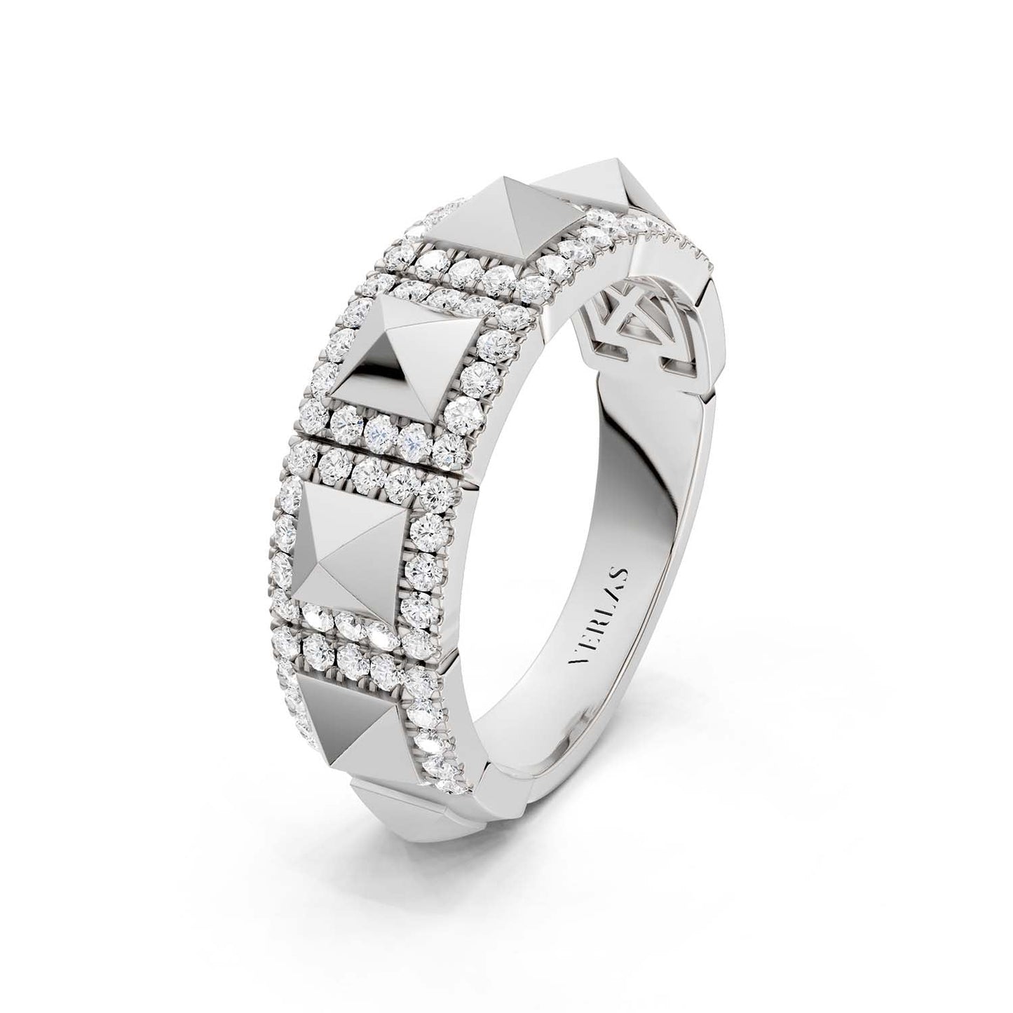 Pyramid Luxe Geometric Statement Band