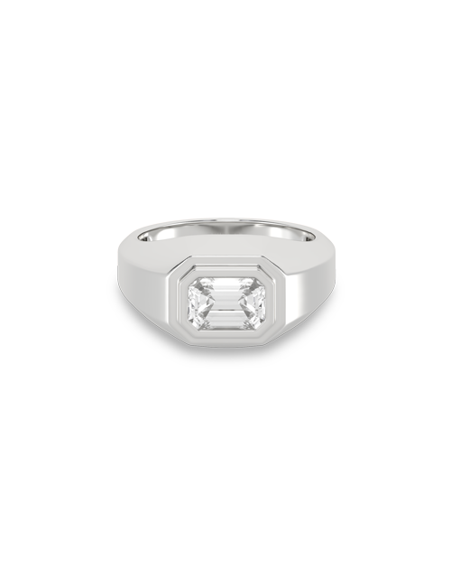 Atmos Emerald Diamond Ring white gold