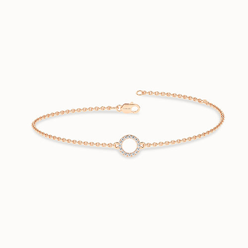 Mini-Circular Silhouette Bracelet rose gold