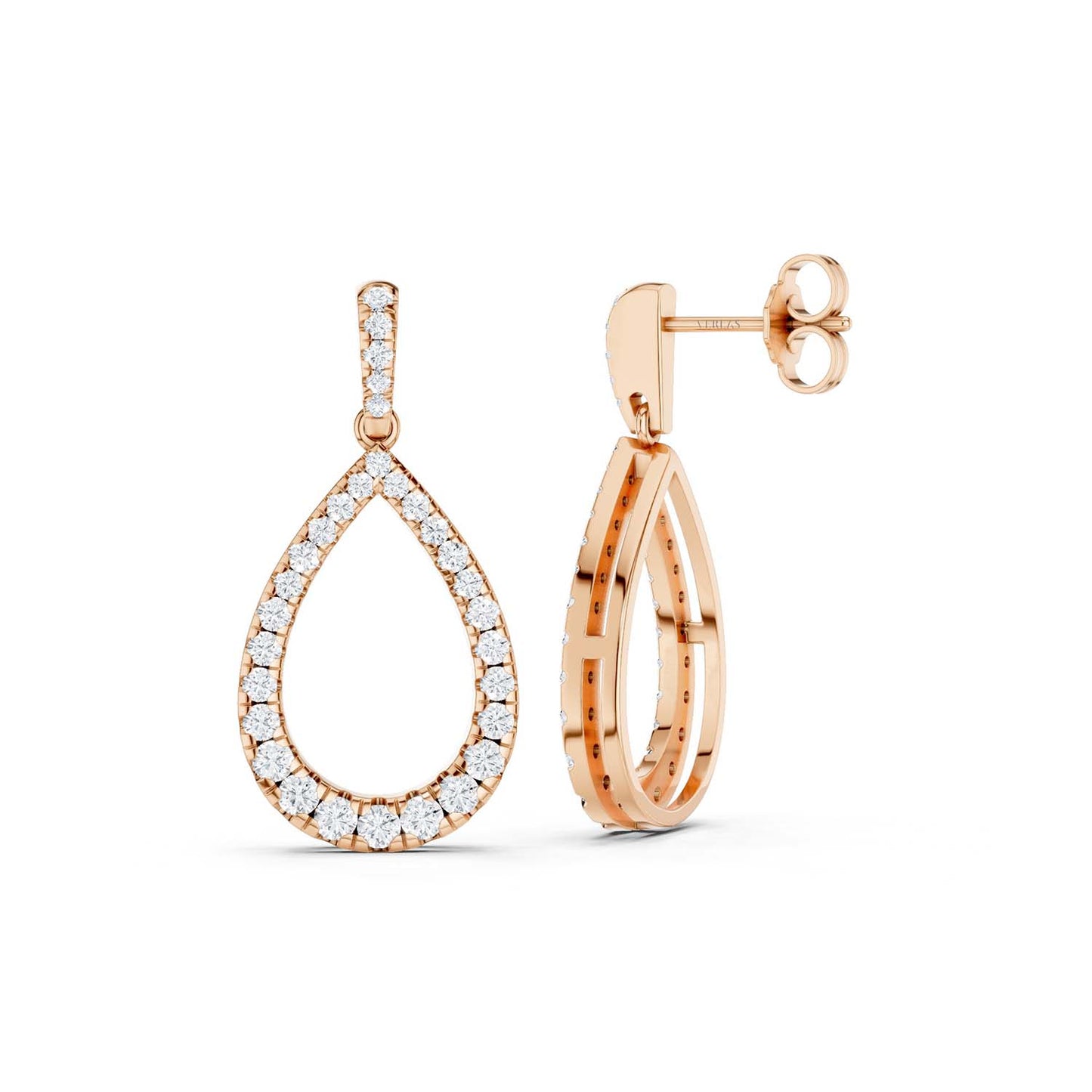 Silhouette Dewdrop Danglers